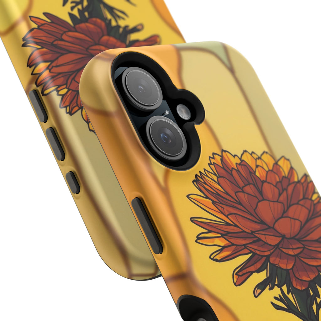 iPhone Sunset Amber And Peach Ranunculus Stack Soft iPhone Finish · iPhone Case