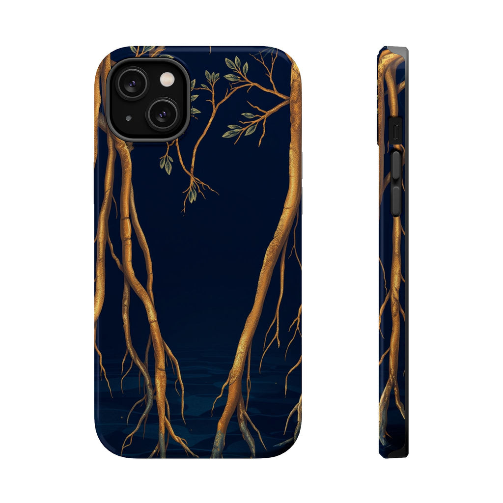iPhone Mangrove Roots Electric Art Bold Modern Everyday Snap Case · iPhone Case