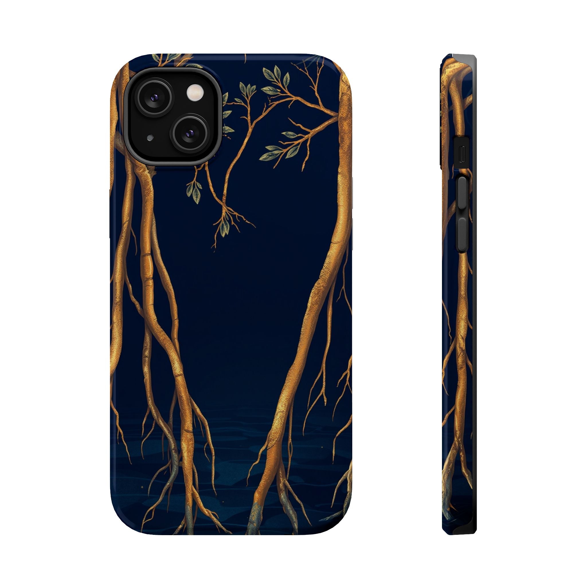 iPhone Mangrove Roots Electric Art Bold Modern Everyday Snap Case · iPhone Case