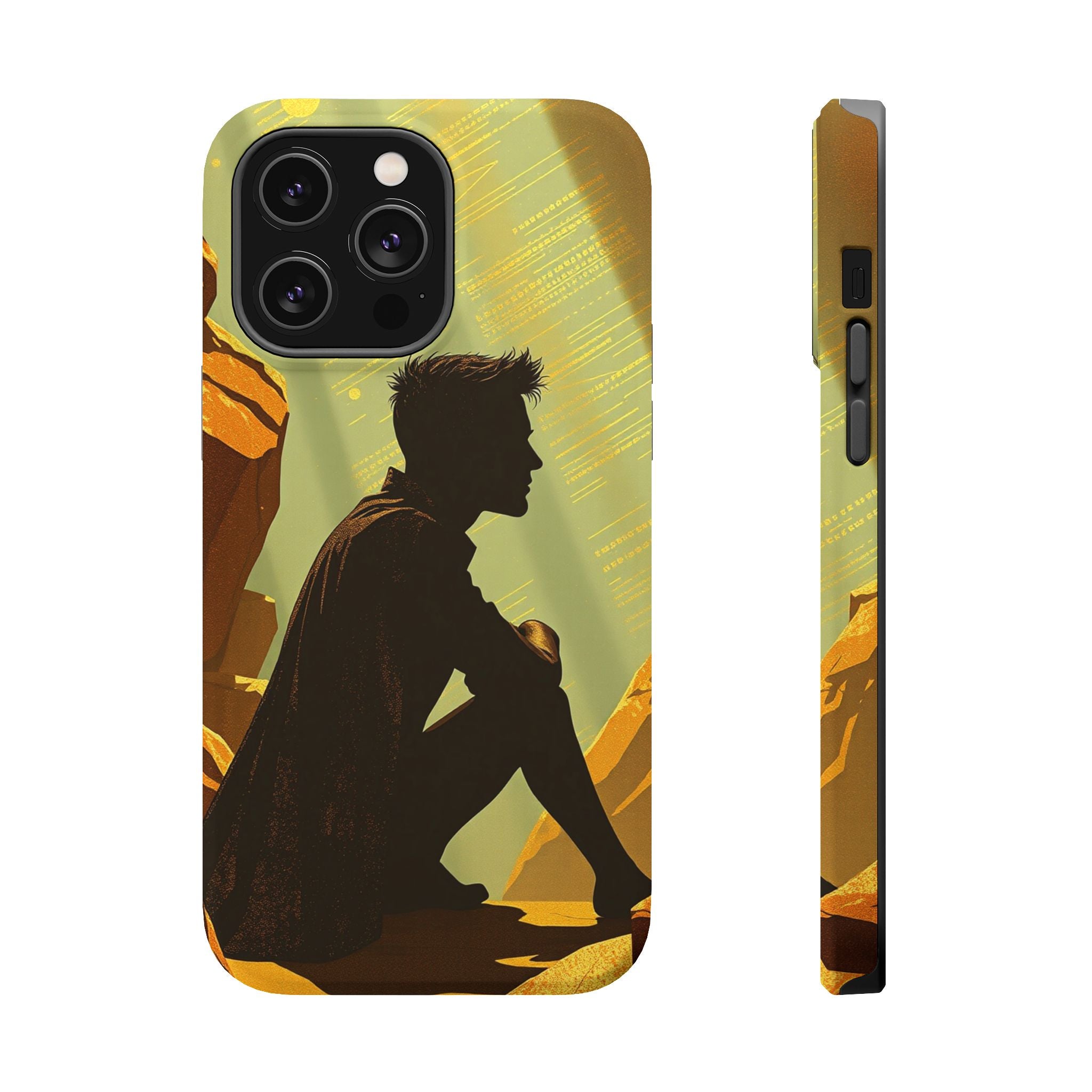 iPhone Mustard And Rust Overthinking Again Slim Everyday Designer Case · iPhone