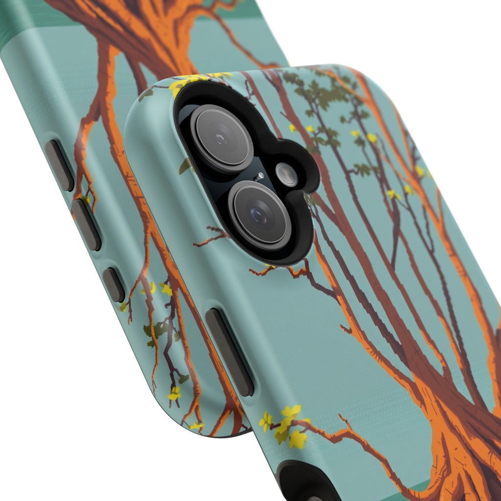 iPhone Mustard And Rust Mangrove Roots Slim Everyday iPhone 13 Designer · iPhone