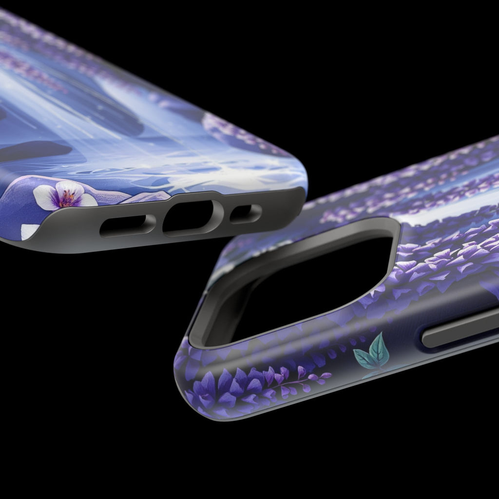 iPhone Wisteria Cascade Serene Design Slim Snap Case Ga · iPhone Case