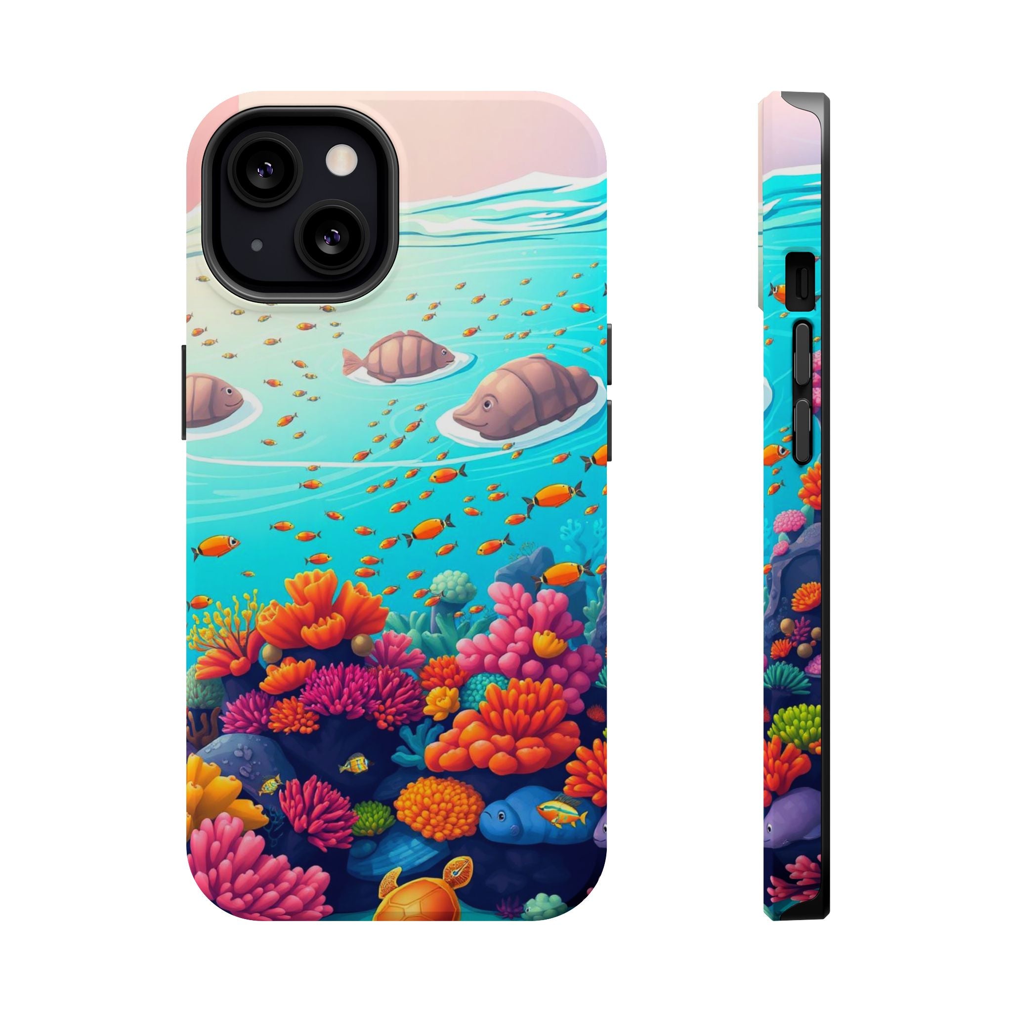 iPhone Coral Reef Panorama Kids Fun Phone Case Gift Slim Snap Case · iPhone Case