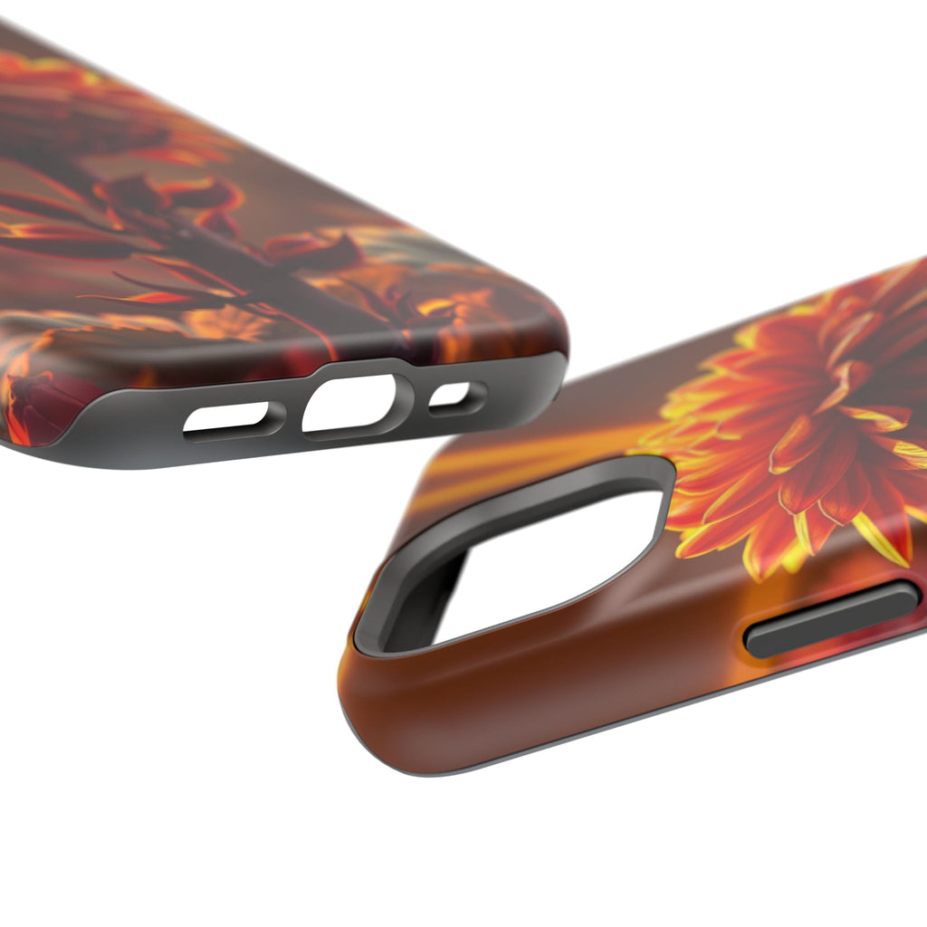 iPhone Mustard And Rust Ranunculus Stack Slim Everyday iPhone Designer · iPhone