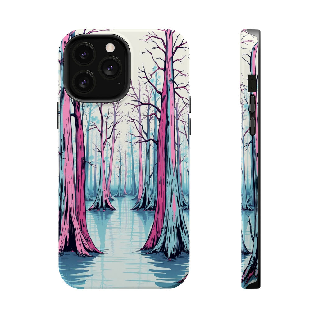 iPhone Cypress Swamp Hand-Drawn Sketch Slim Everyday Designer Case · iPhone Case