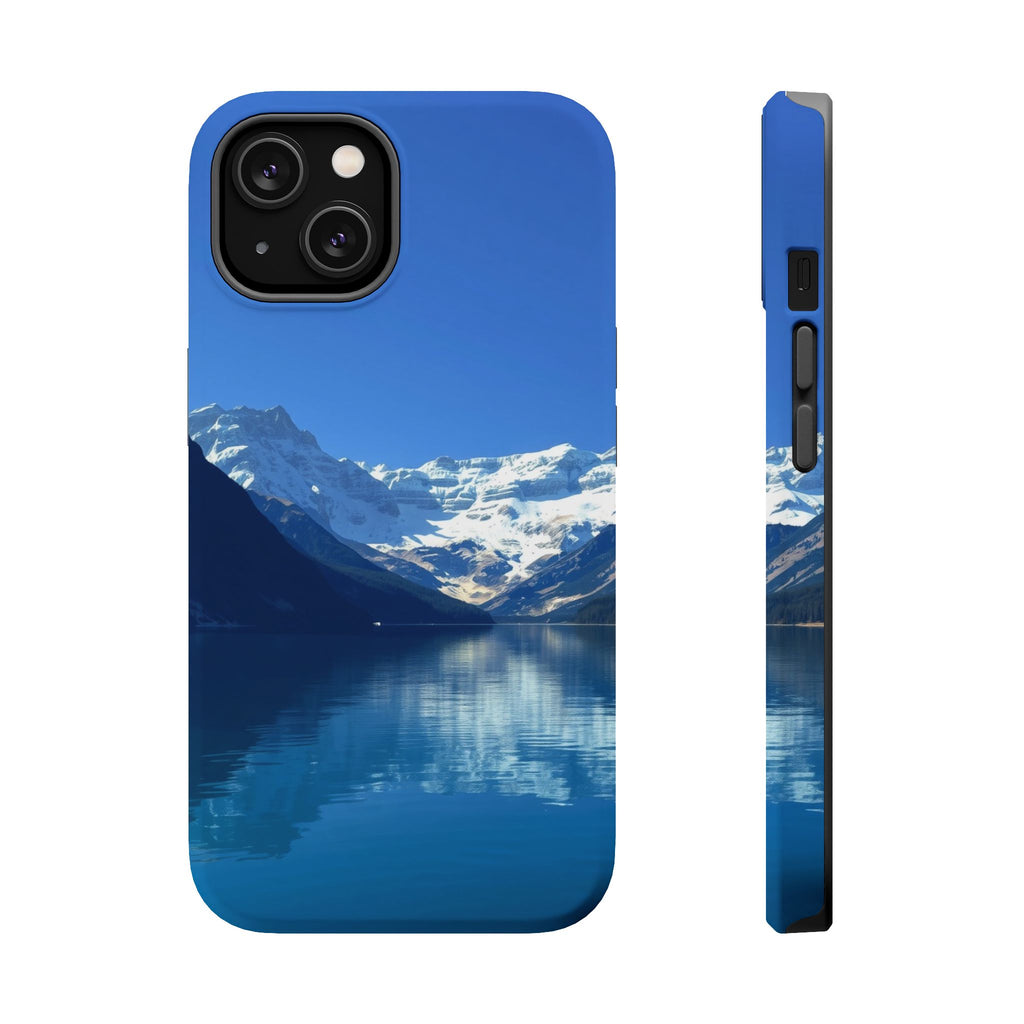 iPhone Glacier Lake Cinematic Art Bold Modern Everyday Snap Case · iPhone Case