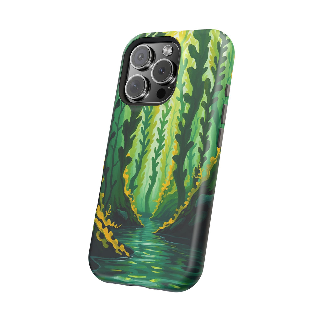 iPhone Kelp Forest Oil Painting Impressionist Slim iPhone Everyday · iPhone Case