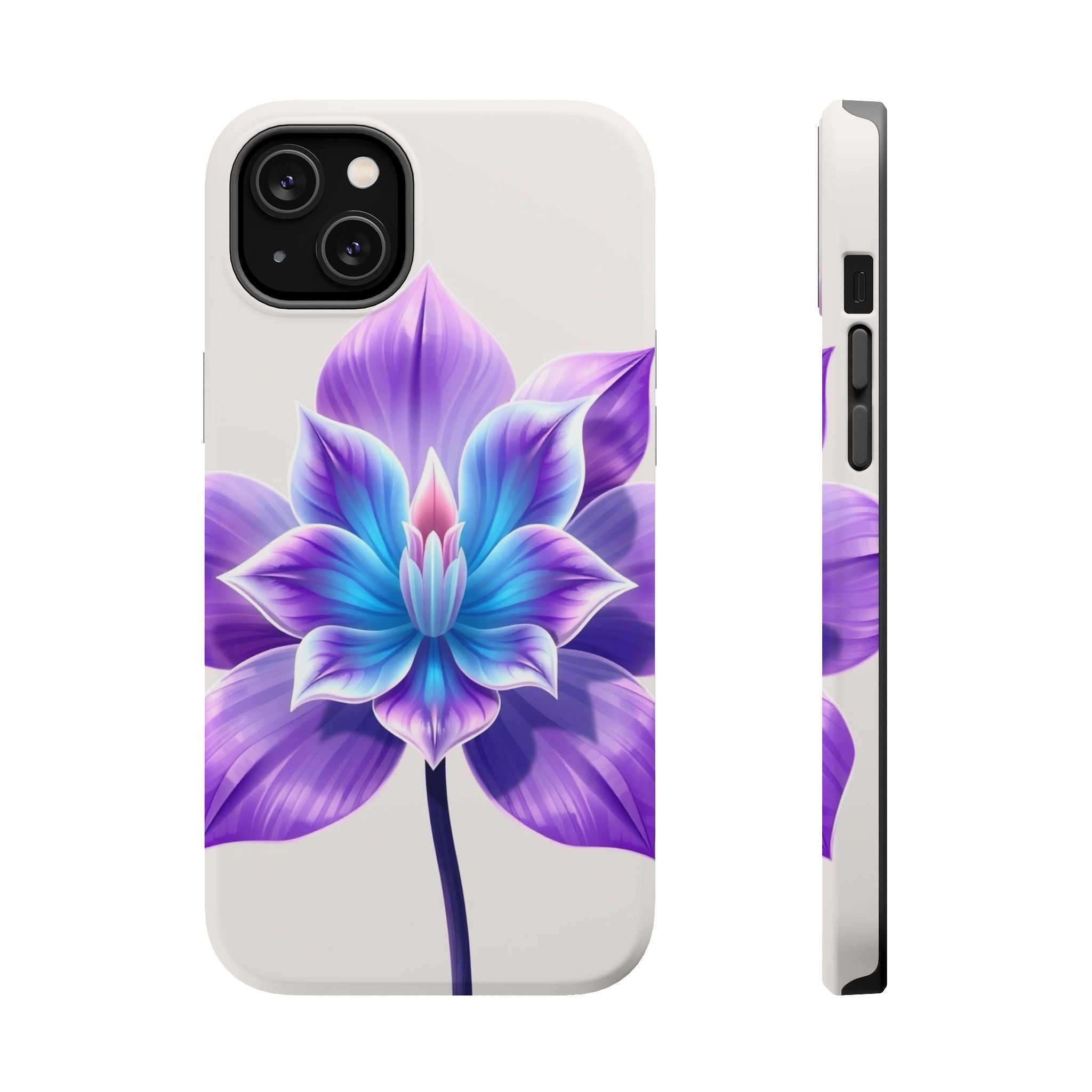 iPhone Dreamy Neon Floral Design 10 Slim Everyday Designer Case · iPhone Case