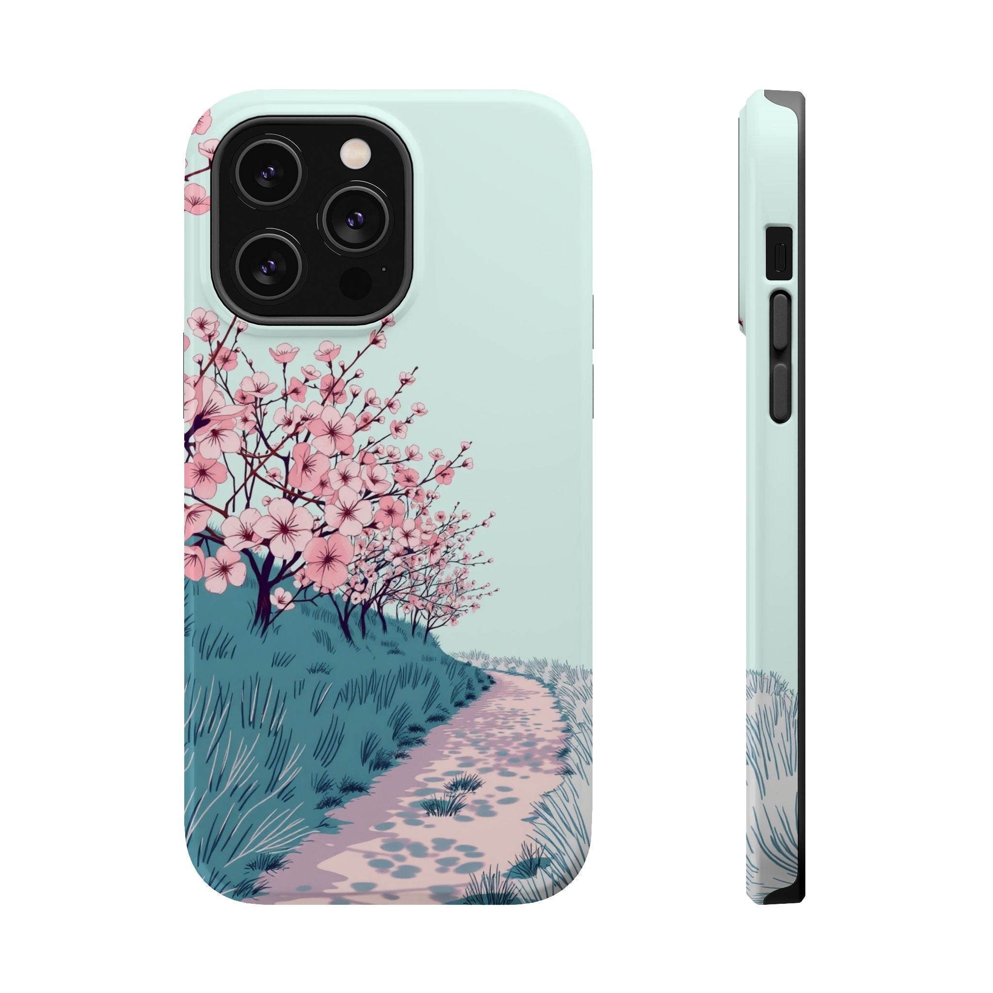 iPhone Radiant Blossom Trail Design Slim Everyday Designer Case · iPhone Case