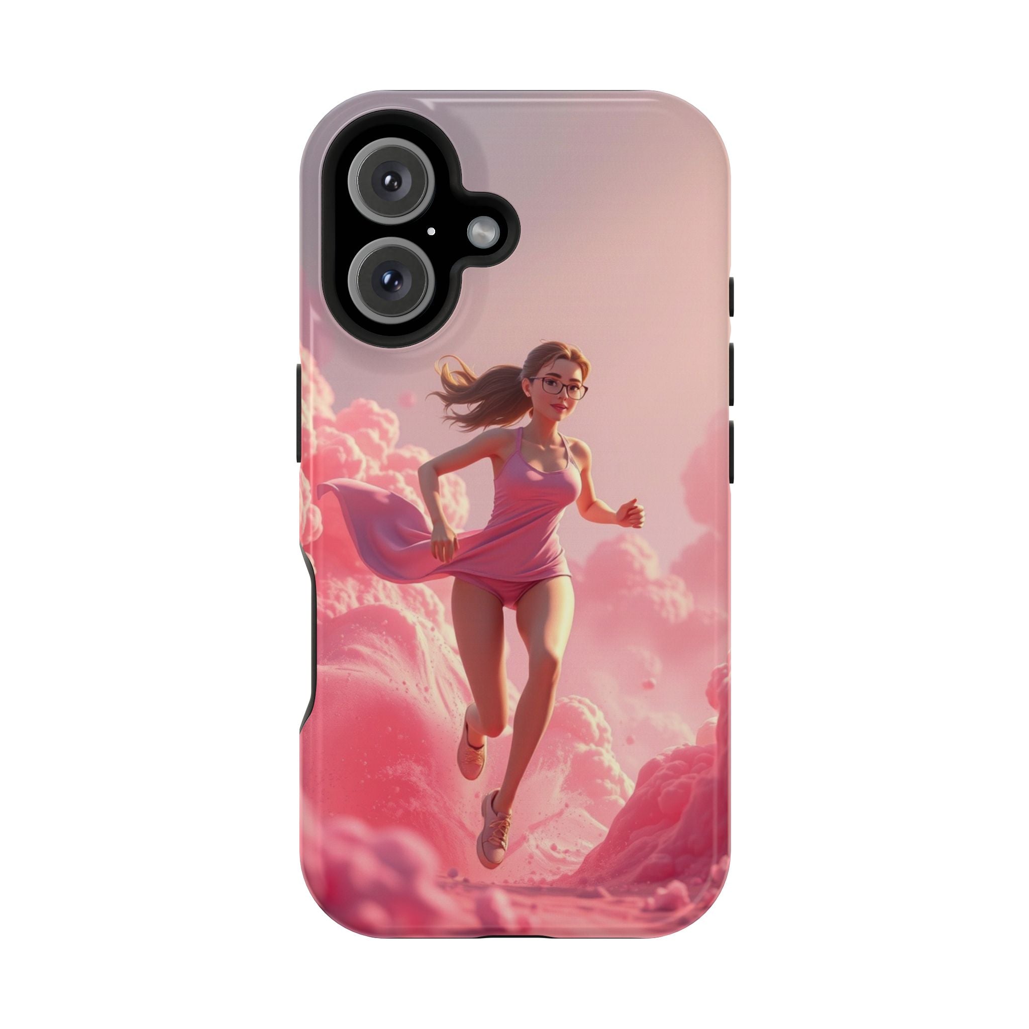 iPhone on Fumes 3D Digital Bold Modern Everyday Snap Case · iPhone Case