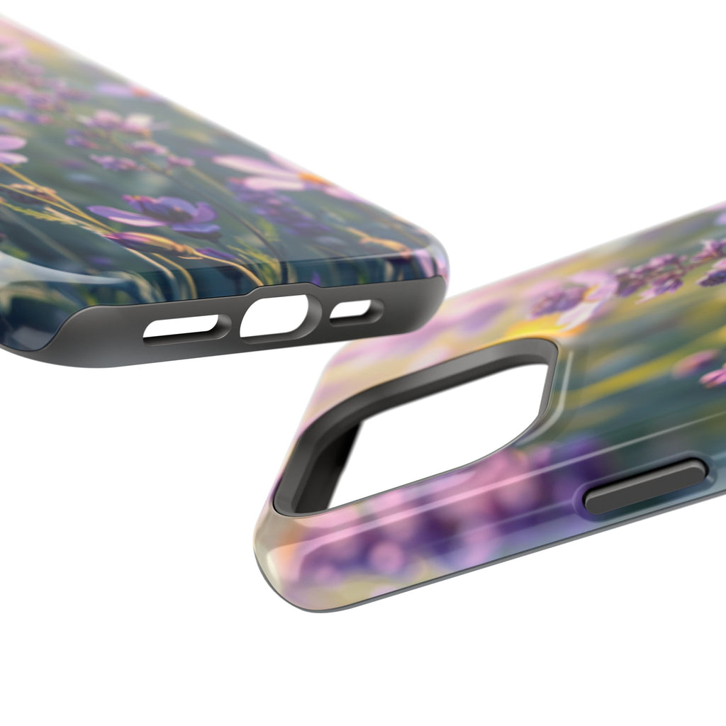 iPhone Lavender And Pearl Wildflower Field Slim iPhone Everyday · iPhone Case