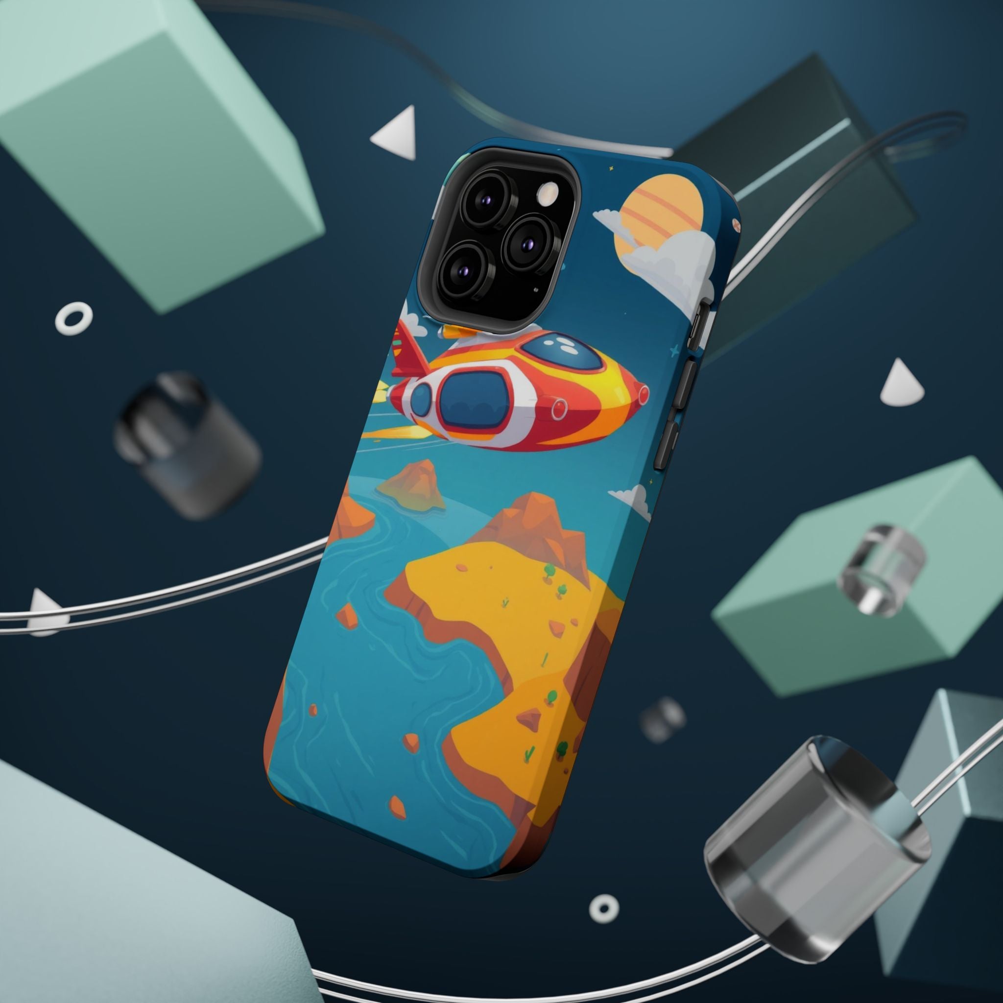 iPhone Hovercraft Glide Kids Fun Clean iPhone Phone Case Gift Minimal · iPhone C