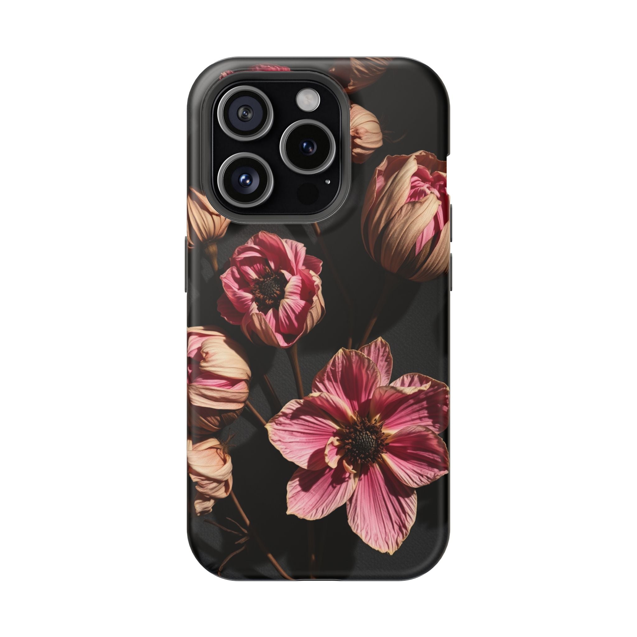 iPhone Dried Flower Flat Lay Electric Art Slim Snap Case · iPhone Case