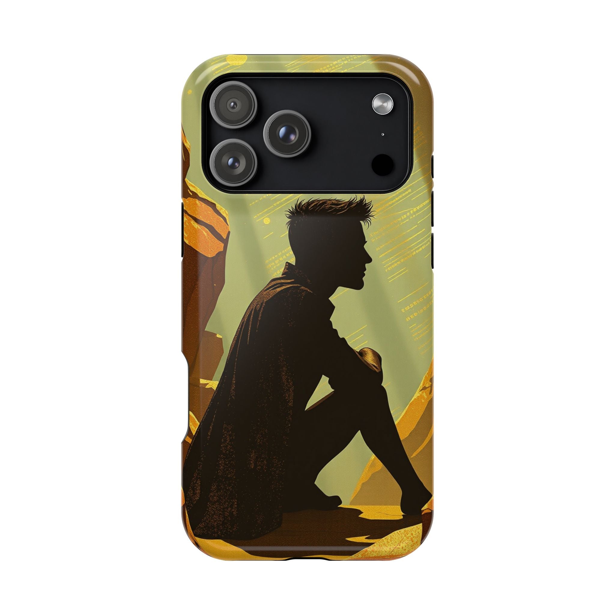 iPhone Mustard And Rust Overthinking Again Slim Everyday Designer Case · iPhone