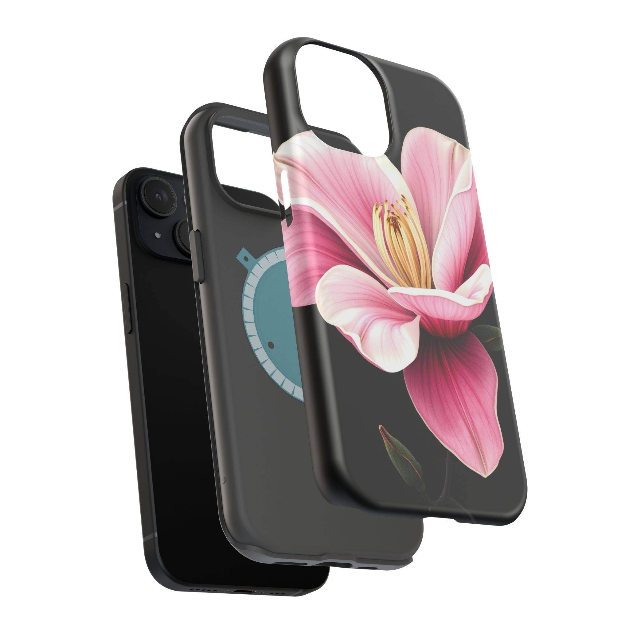 iPhone Magnolia Dream Dark Gothic Ink Slim Everyday Designer Case · iPhone Case