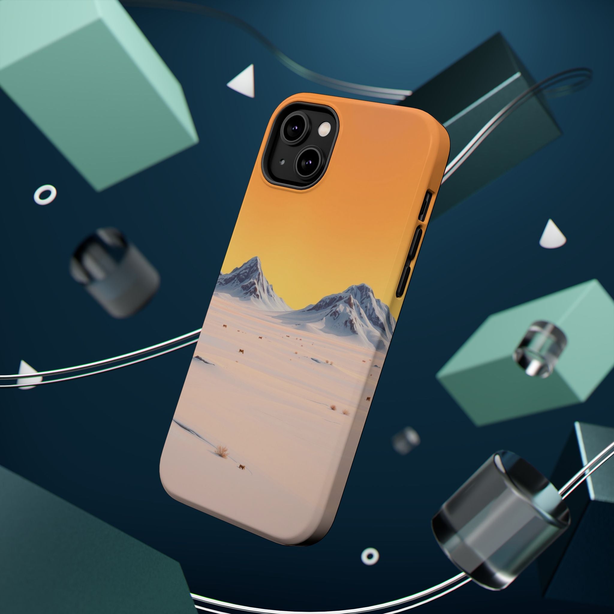 iPhone Mustard And Rust Arctic Tundra Slim Everyday iPhone 20 Designer · iPhone