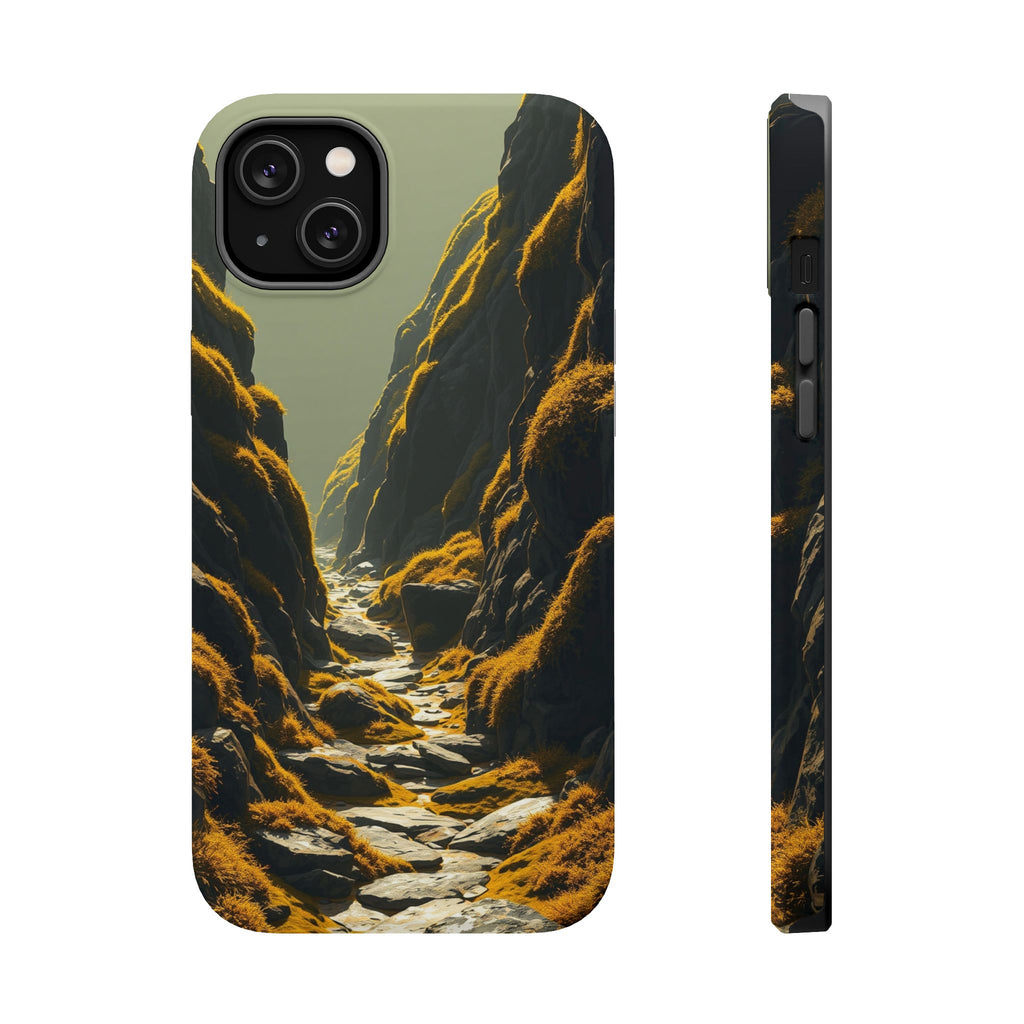 iPhone Moss Covered Rocks Enchanted Art Slim Everyday iPhone 14 · iPhone Case