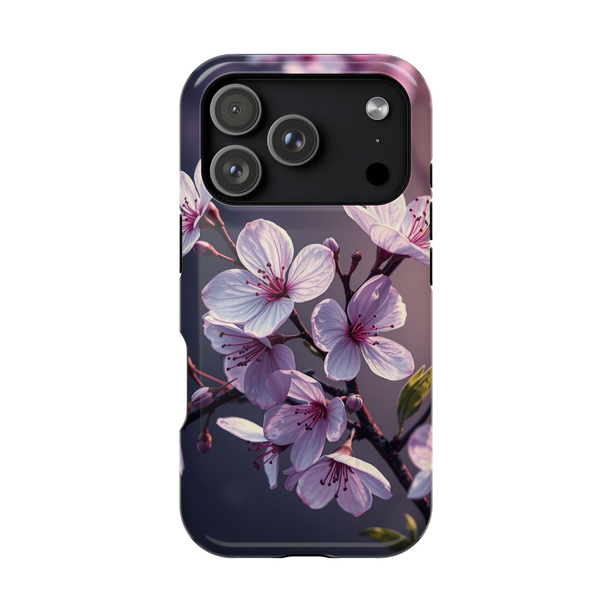 iPhone Cherry Blossom Enchanted Art Artistic Everyday Cas Slim Snap Case · iPhon