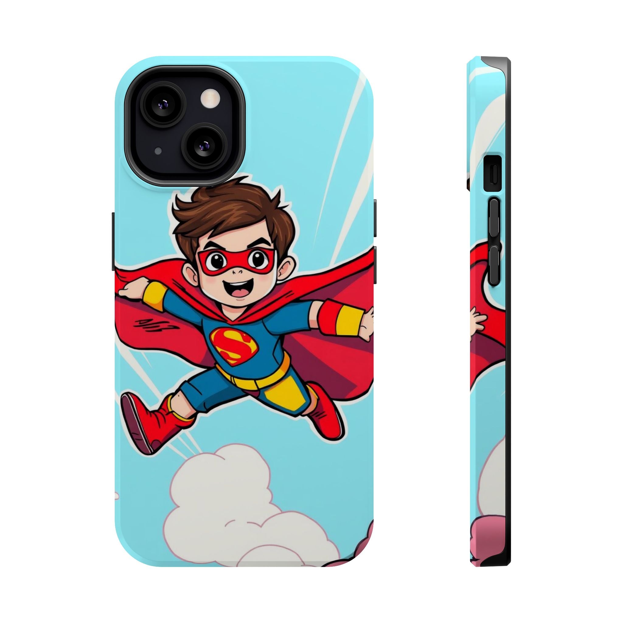 iPhone Kid Superhero Flying Kids Fun iPhone Phone Case Gift Slim · iPhone Case