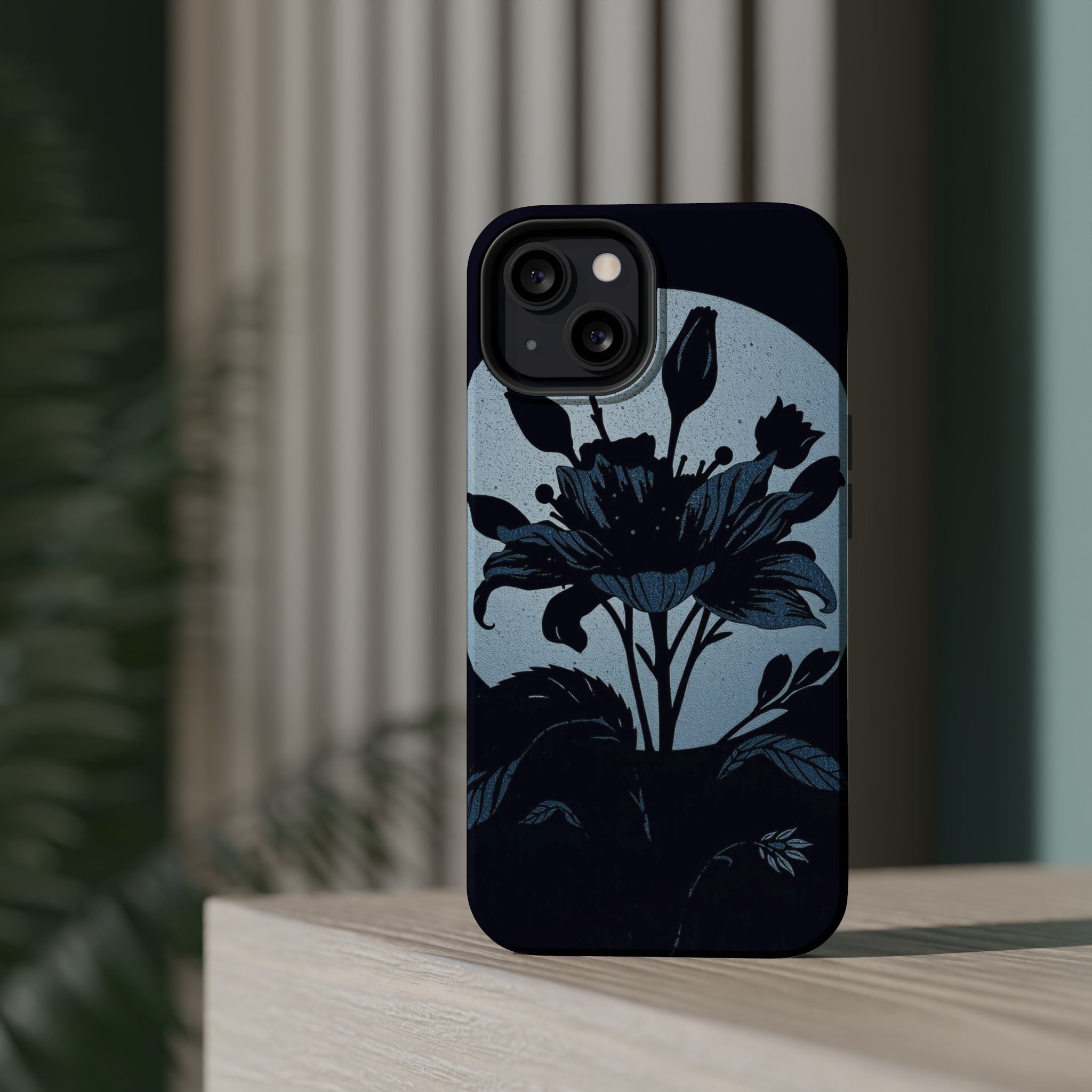 iPhone Radiant Floral Silhouette Design Slim Everyday Designer Case · iPhone Cas