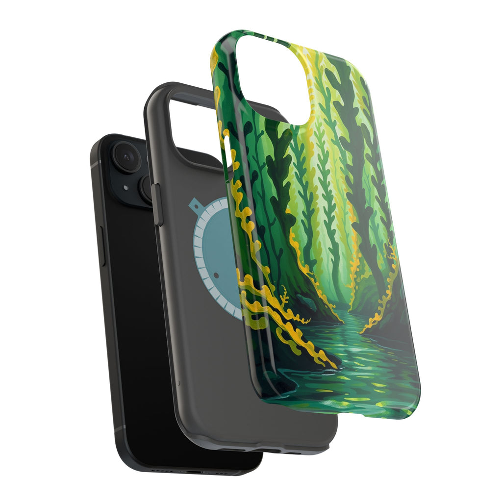iPhone Kelp Forest Oil Painting Impressionist Slim iPhone Everyday · iPhone Case