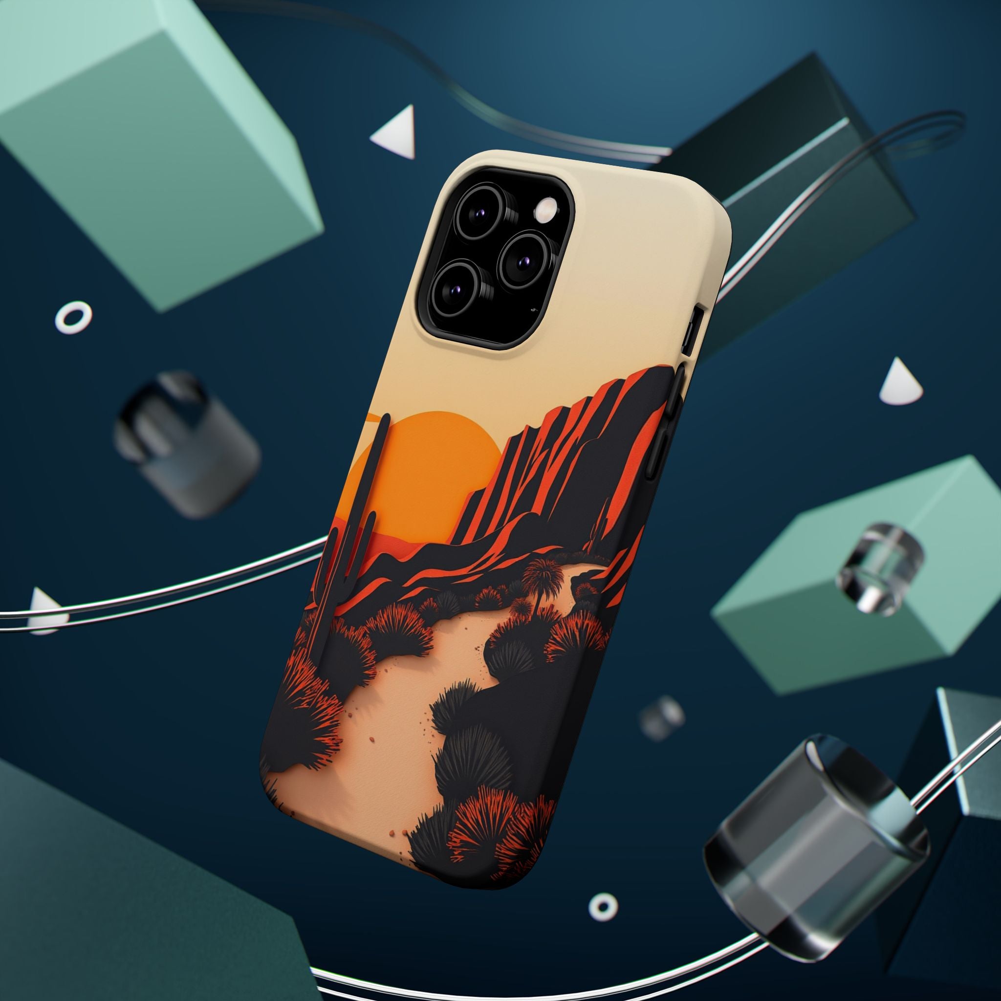 iPhone Serene Mesa Sunset Design 12 Slim Everyday Designer Case · iPhone Case