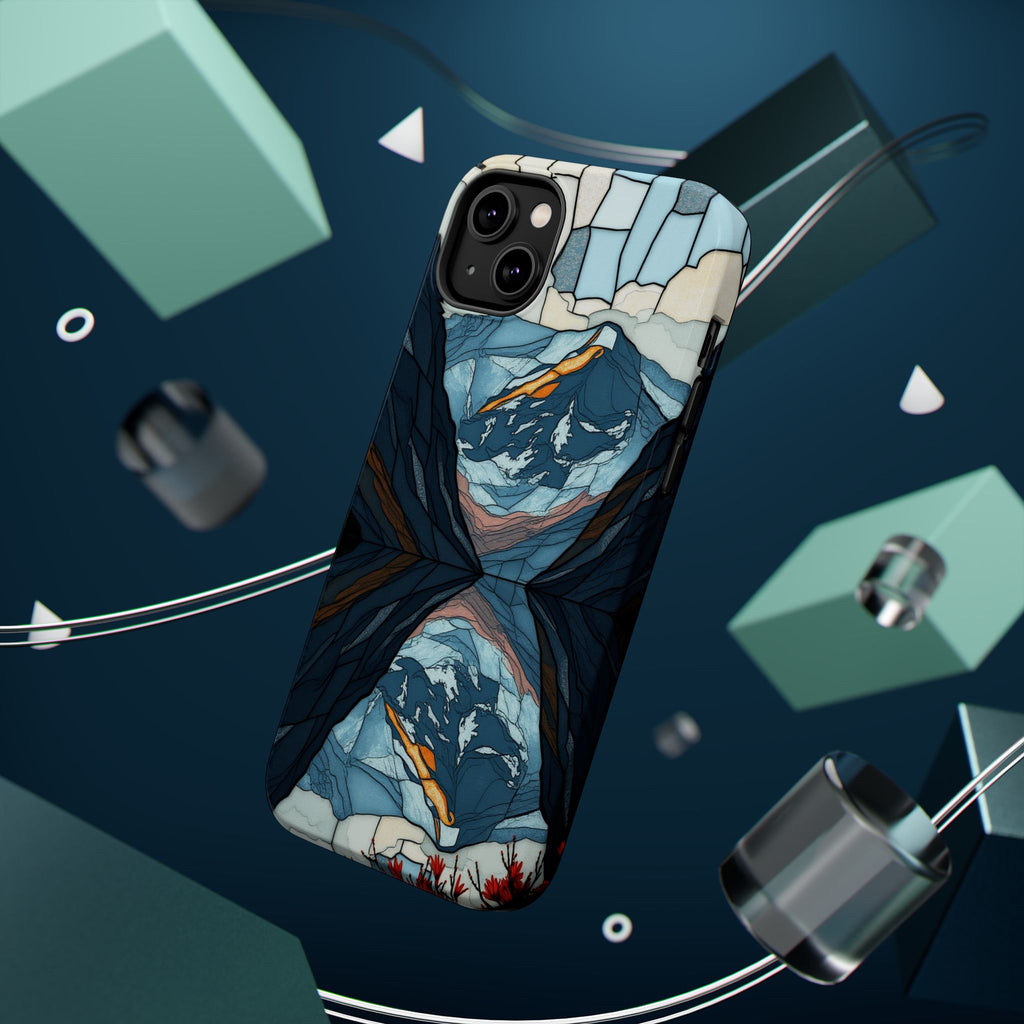iPhone Serene Fjord Reflection Design Slim Everyday Designer Case · iPhone Case