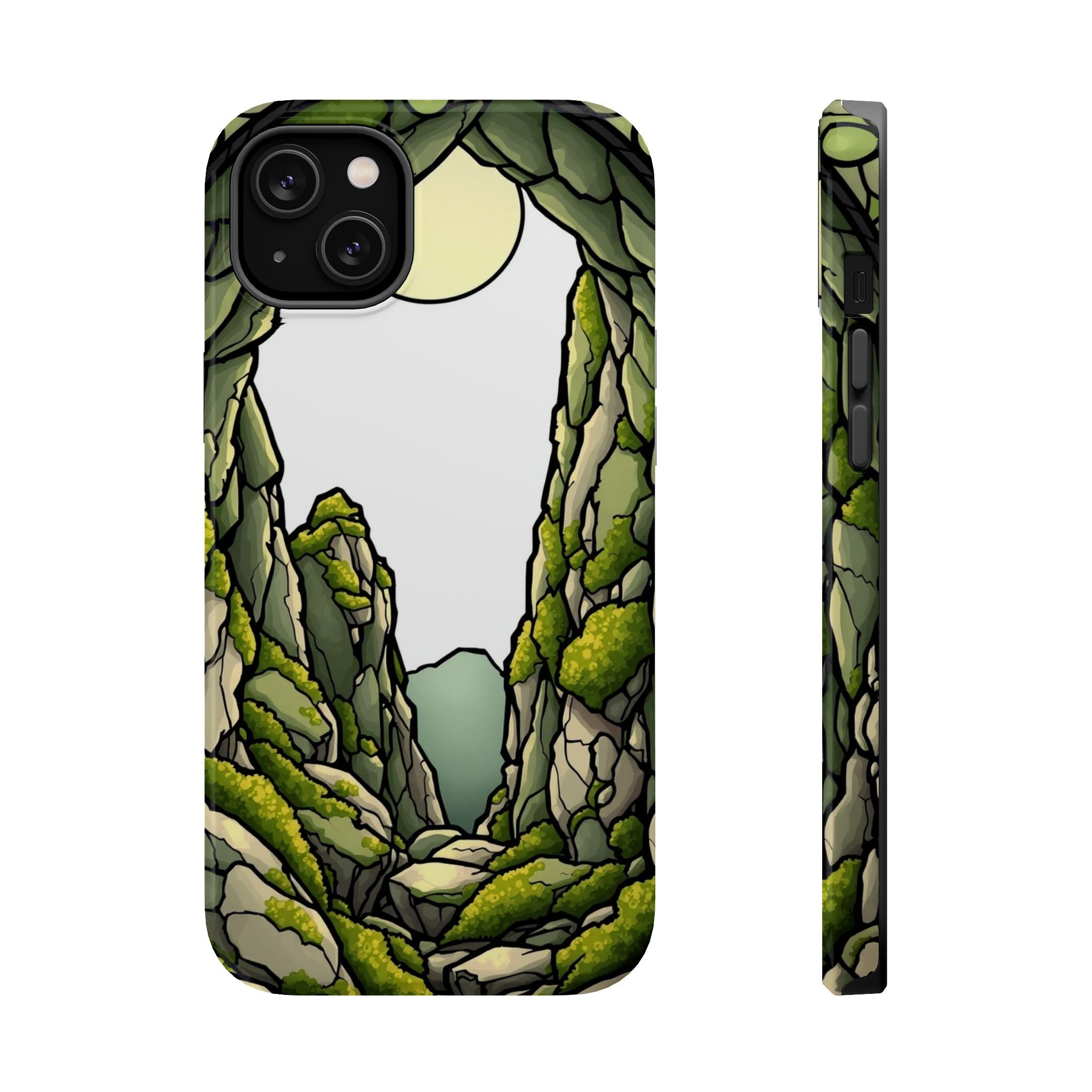 iPhone Sage And Ivory Moss Covered Rocks Slim Everyday iPhone Designer · iPhone