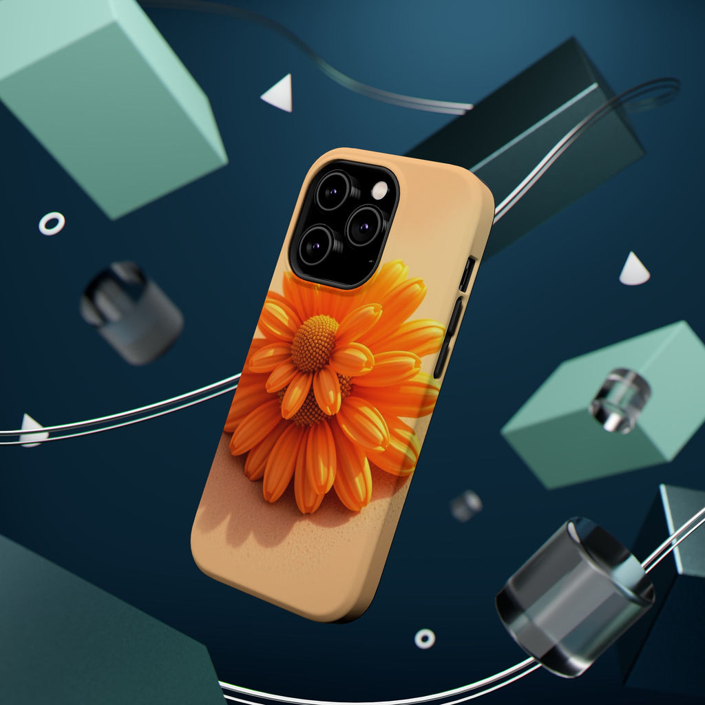 iPhone Burnt Orange And Sand Daisy Chain Slim Everyday Designer · iPhone Case