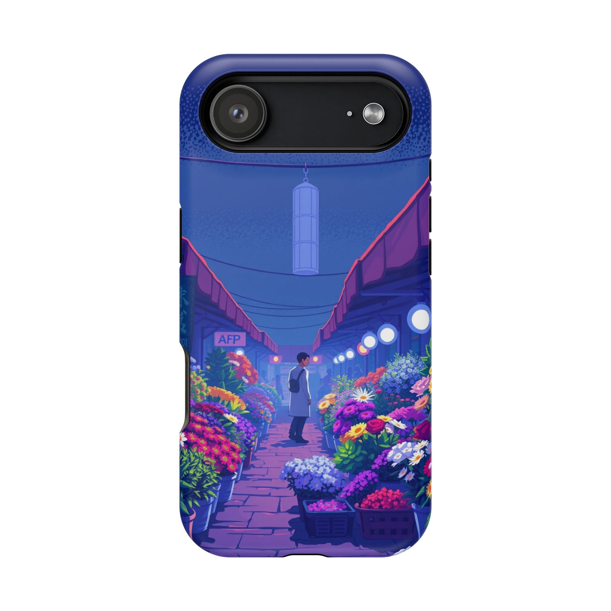 iPhone Flower Market Electric Art Bold Modern Everyday Snap Case · iPhone Case