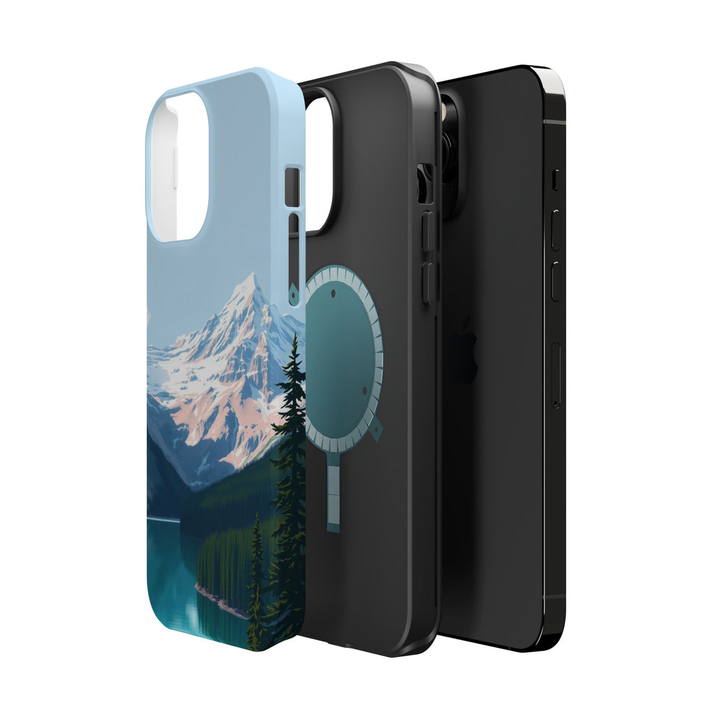 iPhone Serene Glacier Lake Design Bold Modern Everyday Snap Case · iPhone Case