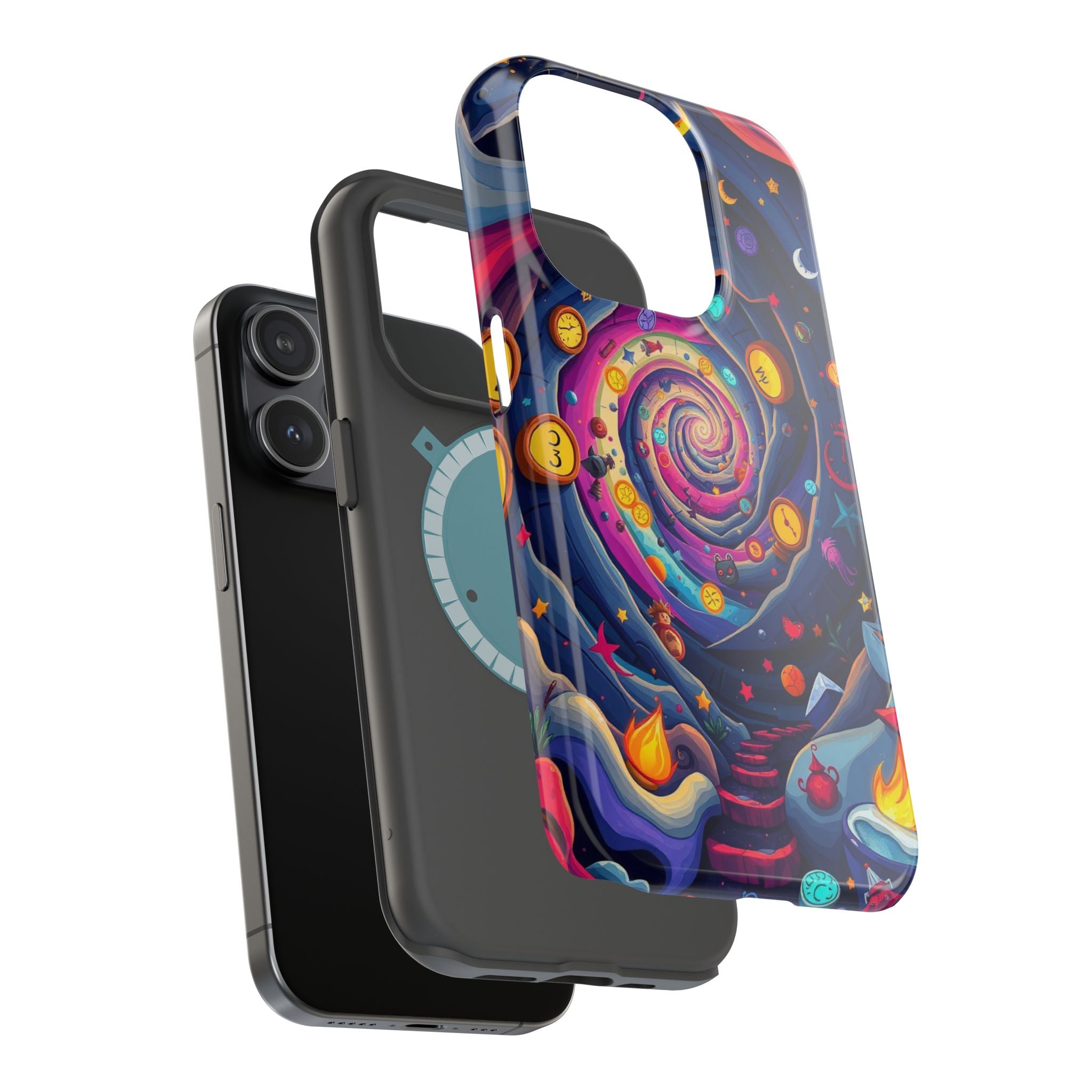 iPhone Time Portal Swirl Kids Fun iPhone Phone Case Gift Clean Minimal · iPhone
