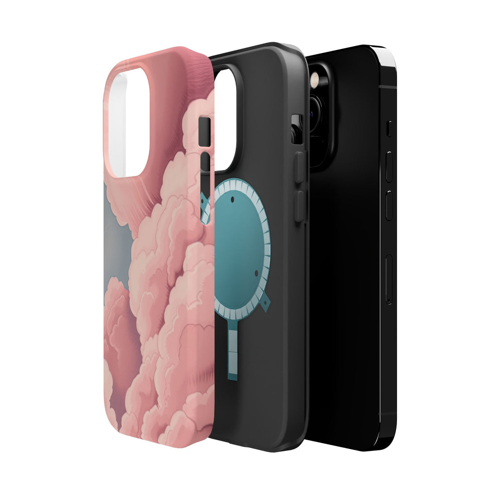 iPhone Rose Pink And Cream Thunderstorm Sky Slim iPhone Everyday · iPhone Case