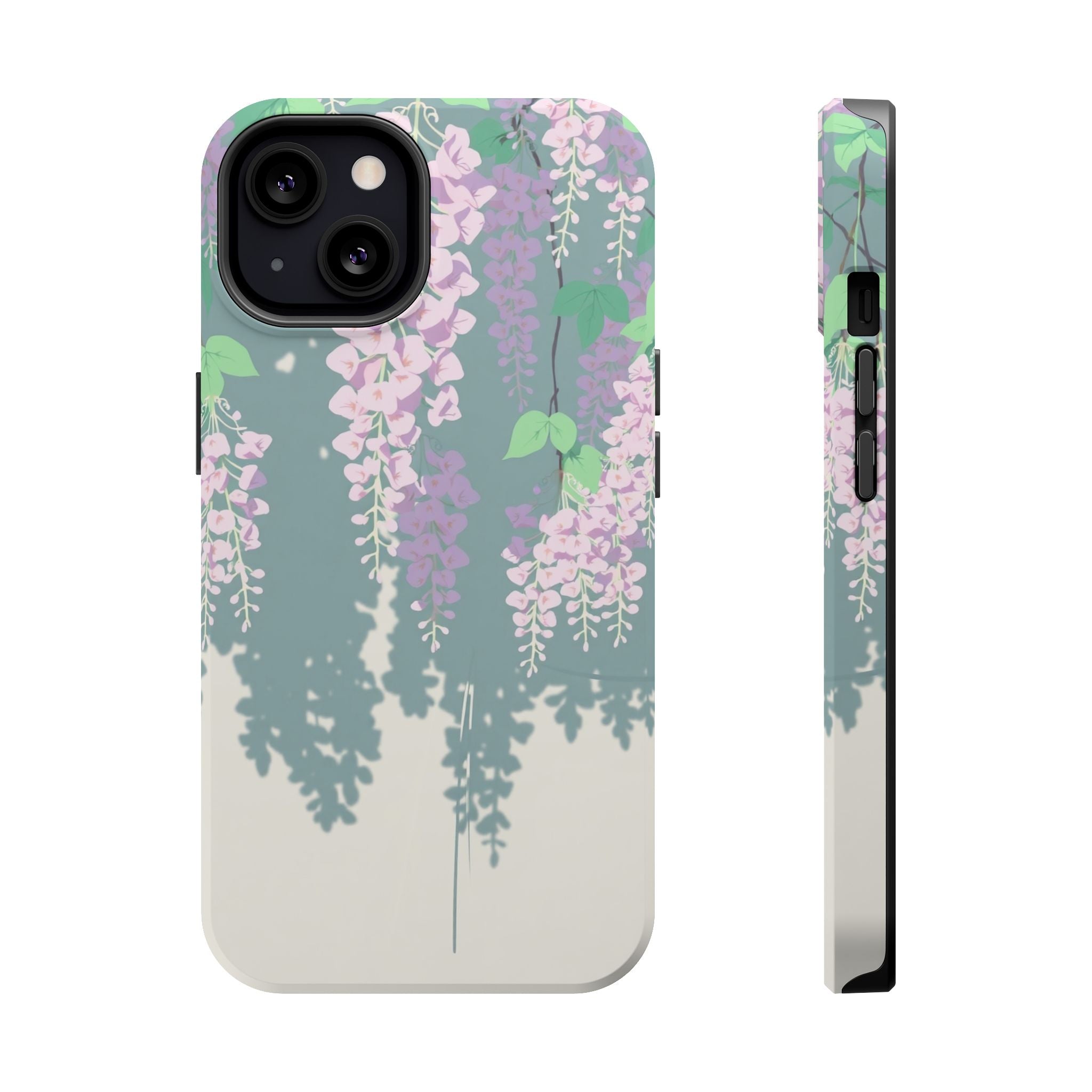 iPhone Dreamy Wisteria Cascade Design Slim Everyday Designer Case · iPhone Case