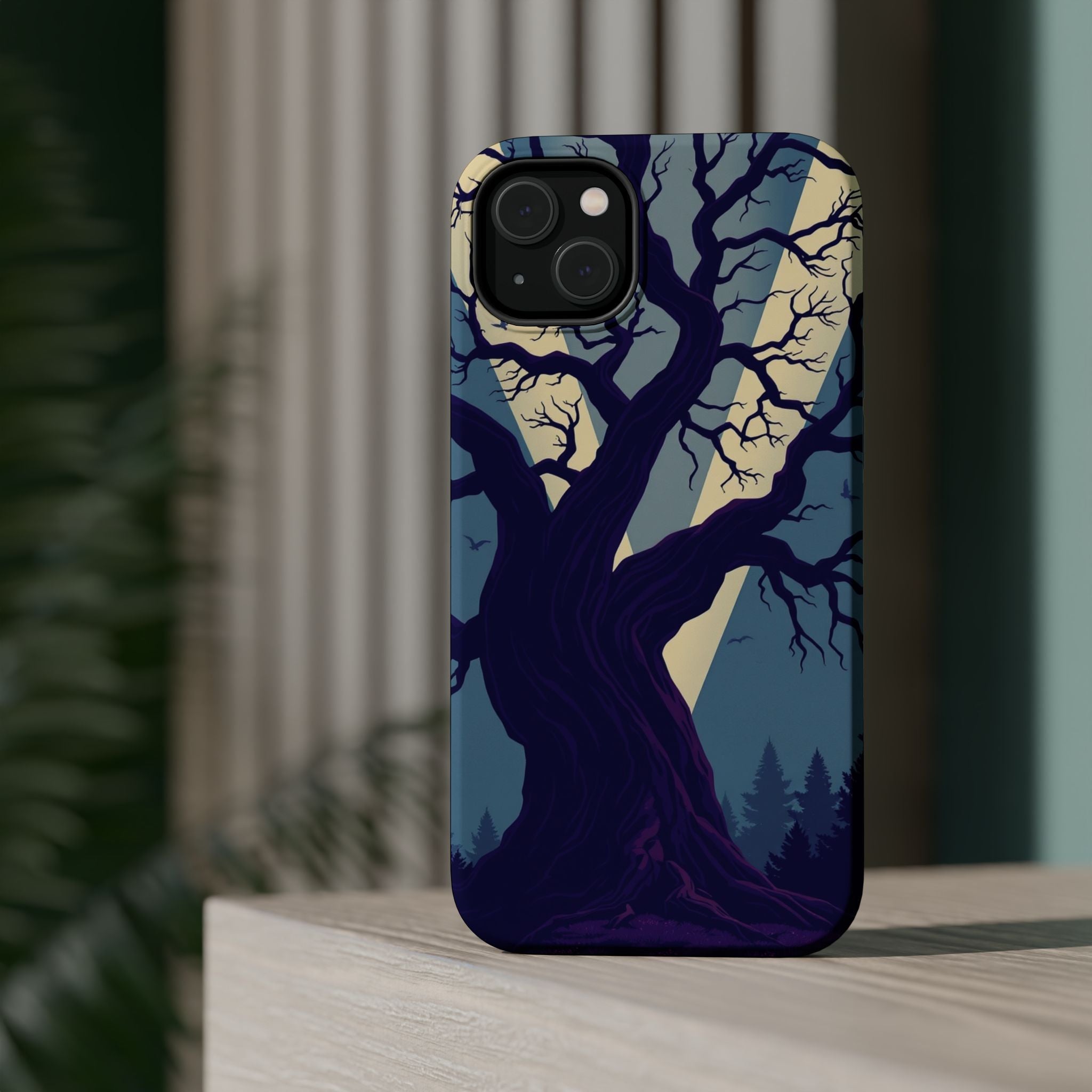 iPhone Twisted Tree Vintage Retro Poster Slim Everyday Designer Case · iPhone Ca