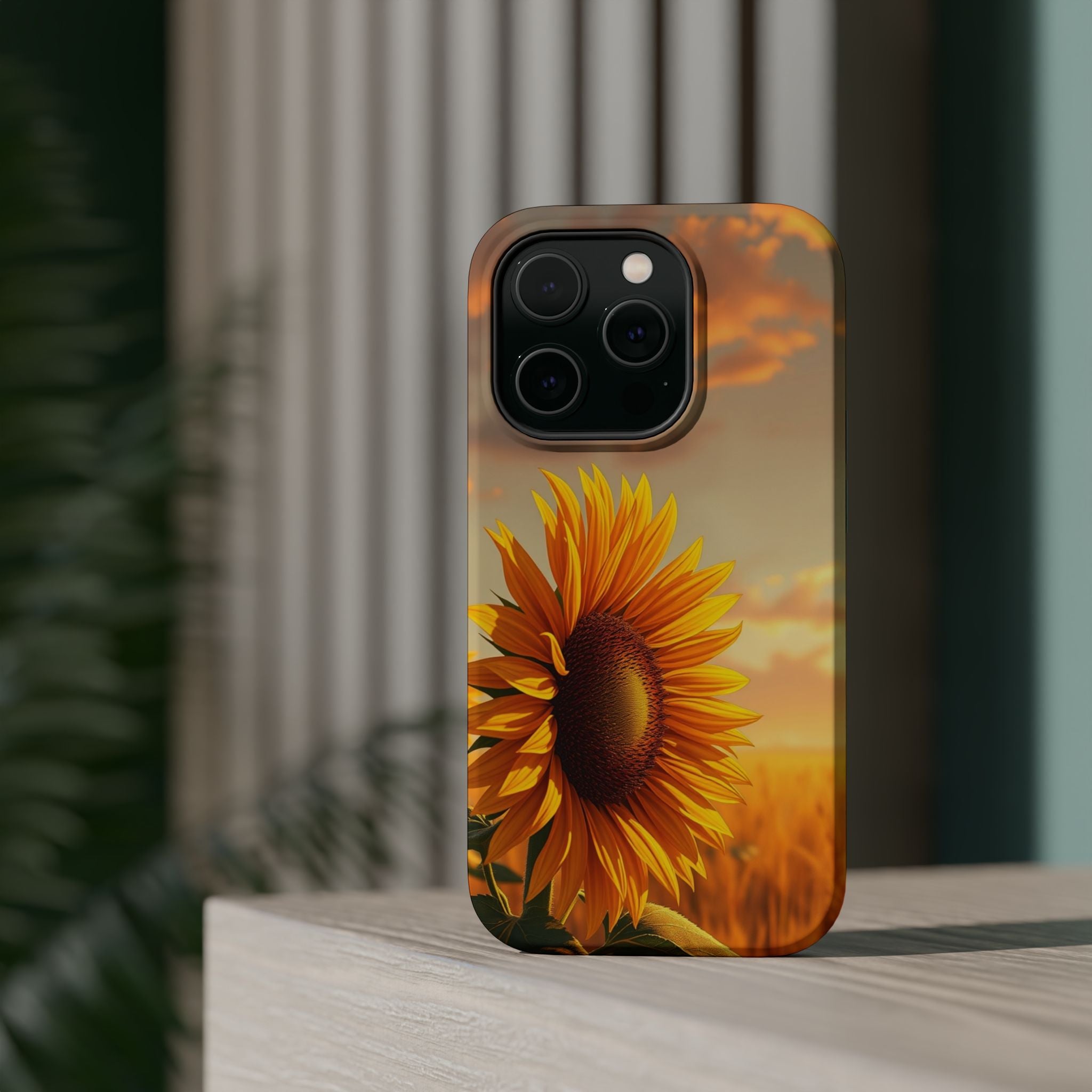 iPhone Sunflower Prairie Electric Art Slim Everyday Designer Case · iPhone Case