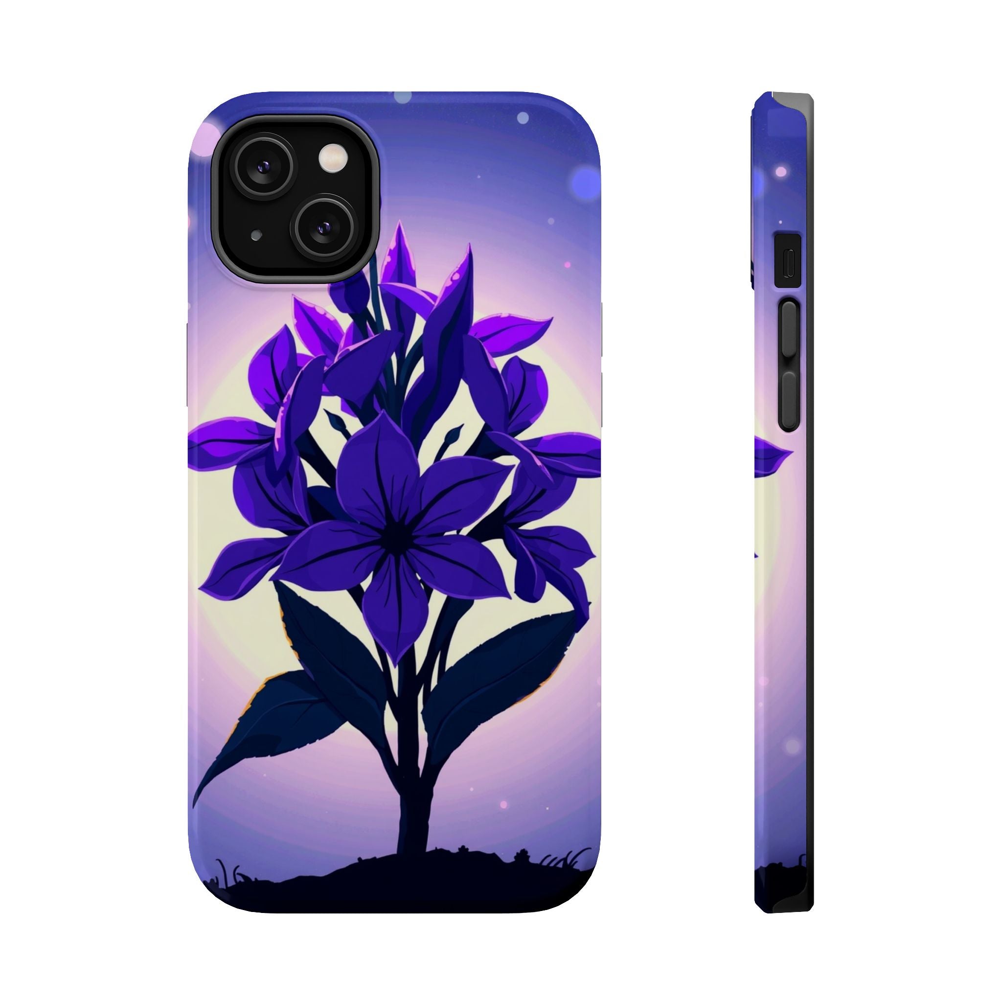iPhone Floral Crown Mystic Art 13 Bold Modern Everyday Snap Case · iPhone Case