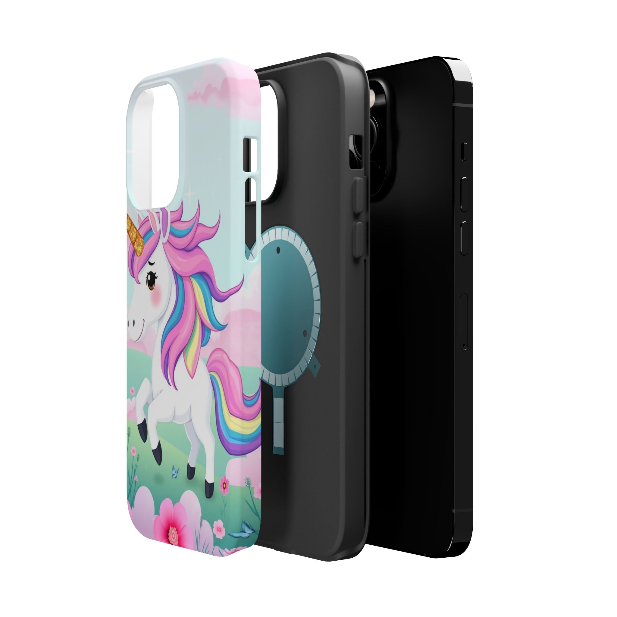 iPhone Rainbow Unicorn Kids Fun Soft iPhone Phone Case Gift Finish · iPhone Case