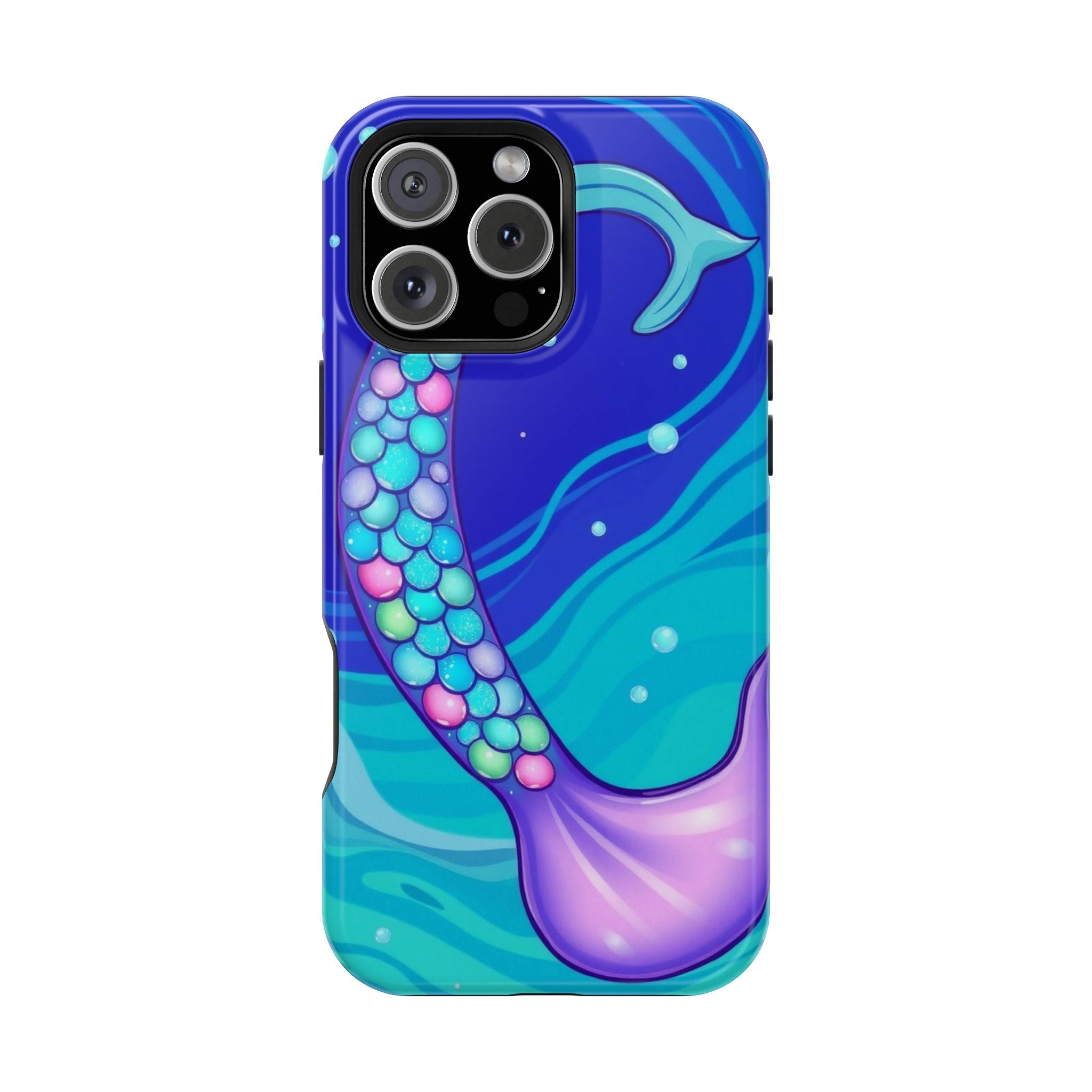 iPhone Mermaid Tail Swirl Kids Fun iPhone Phone Case Gift Artistic · iPhone Case