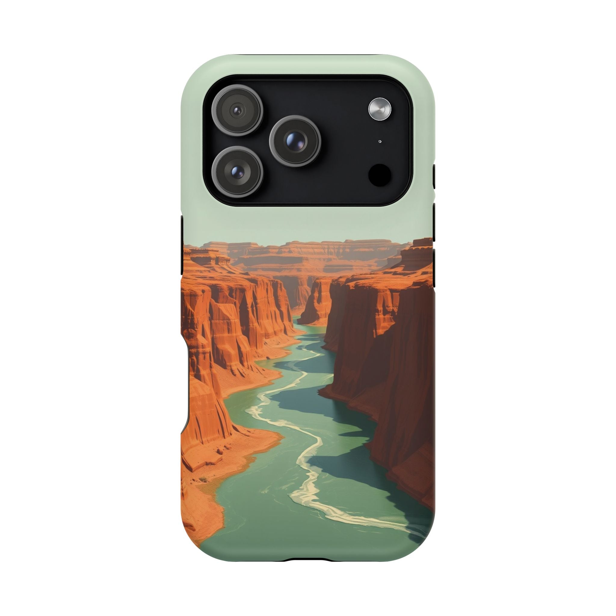 iPhone Burnt Orange And Sand River Canyon Slim iPhone Everyday Designer · iPhone