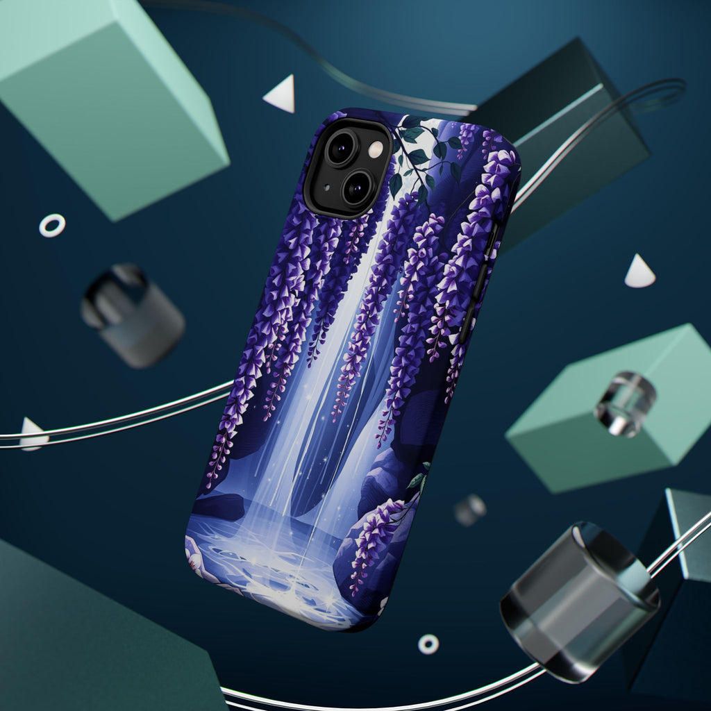 iPhone Wisteria Cascade Serene Design Slim Snap Case Ga · iPhone Case