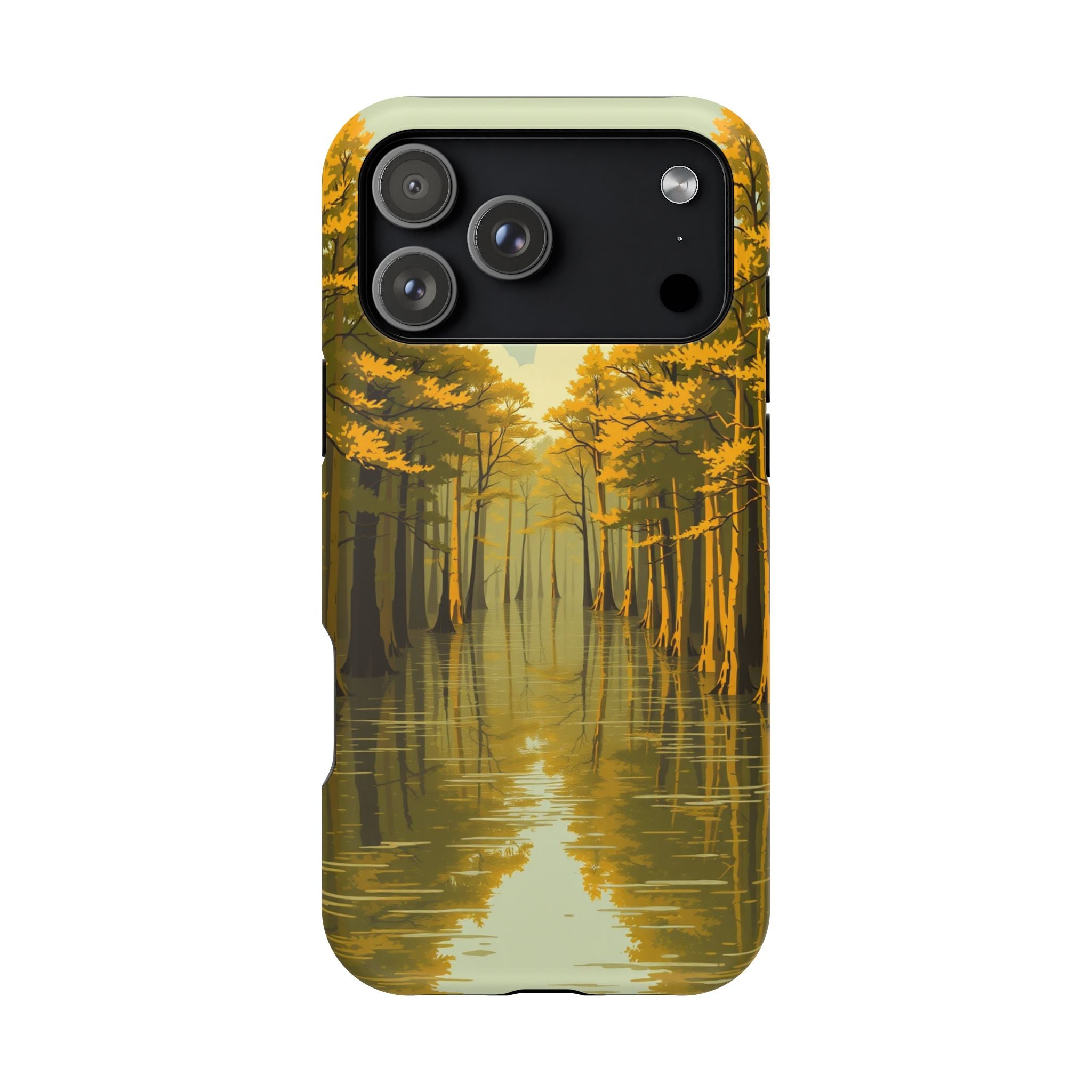 iPhone Cypress Swamp Enchanted Art Bold Modern Everyday Snap Case · iPhone Case