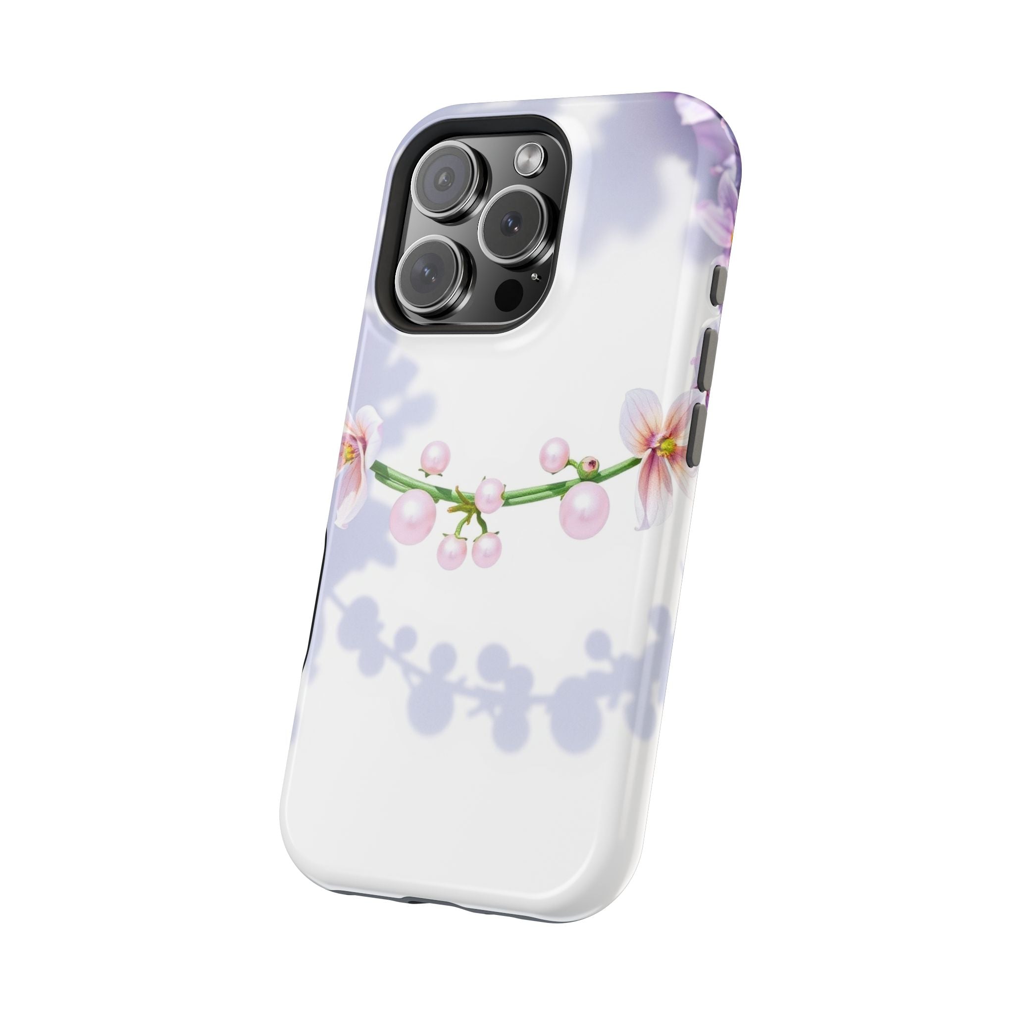 iPhone Vibrant Floral Crown Design Clean Minimal Snap Cas Slim Snap Case · iPhon