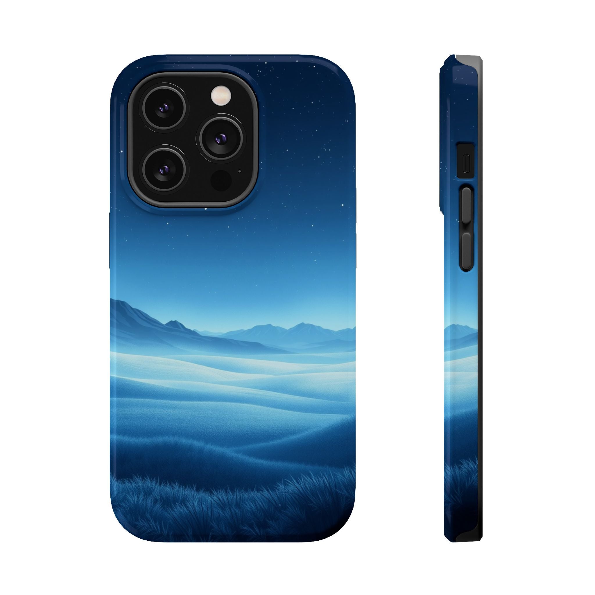 iPhone Midnight Blue And Silver Tundra Expanse Clean iPhone 17 Minimal · iPhone