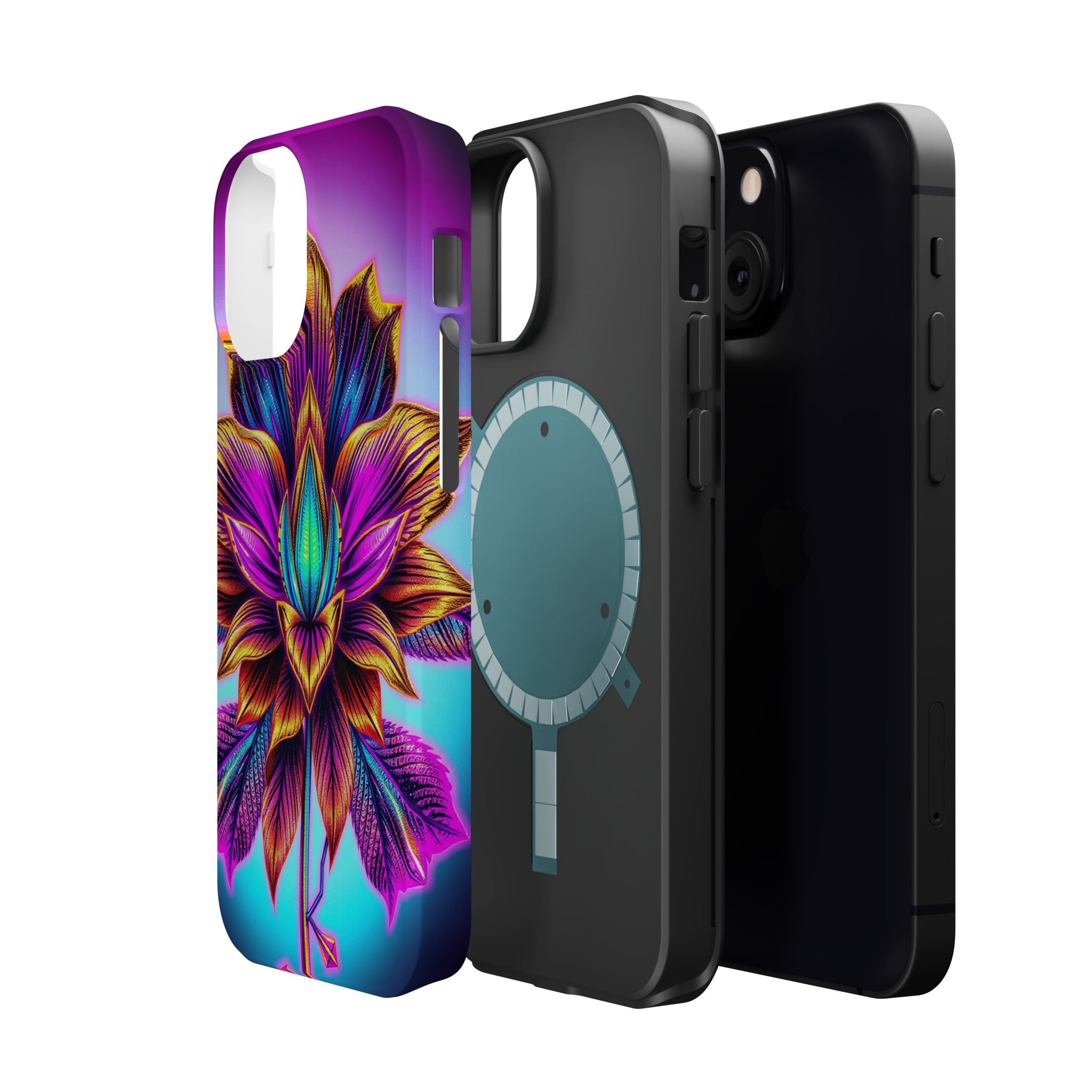 iPhone Floral Gold Foil Mystic Art Bold Modern Everyday Snap Case · iPhone Case