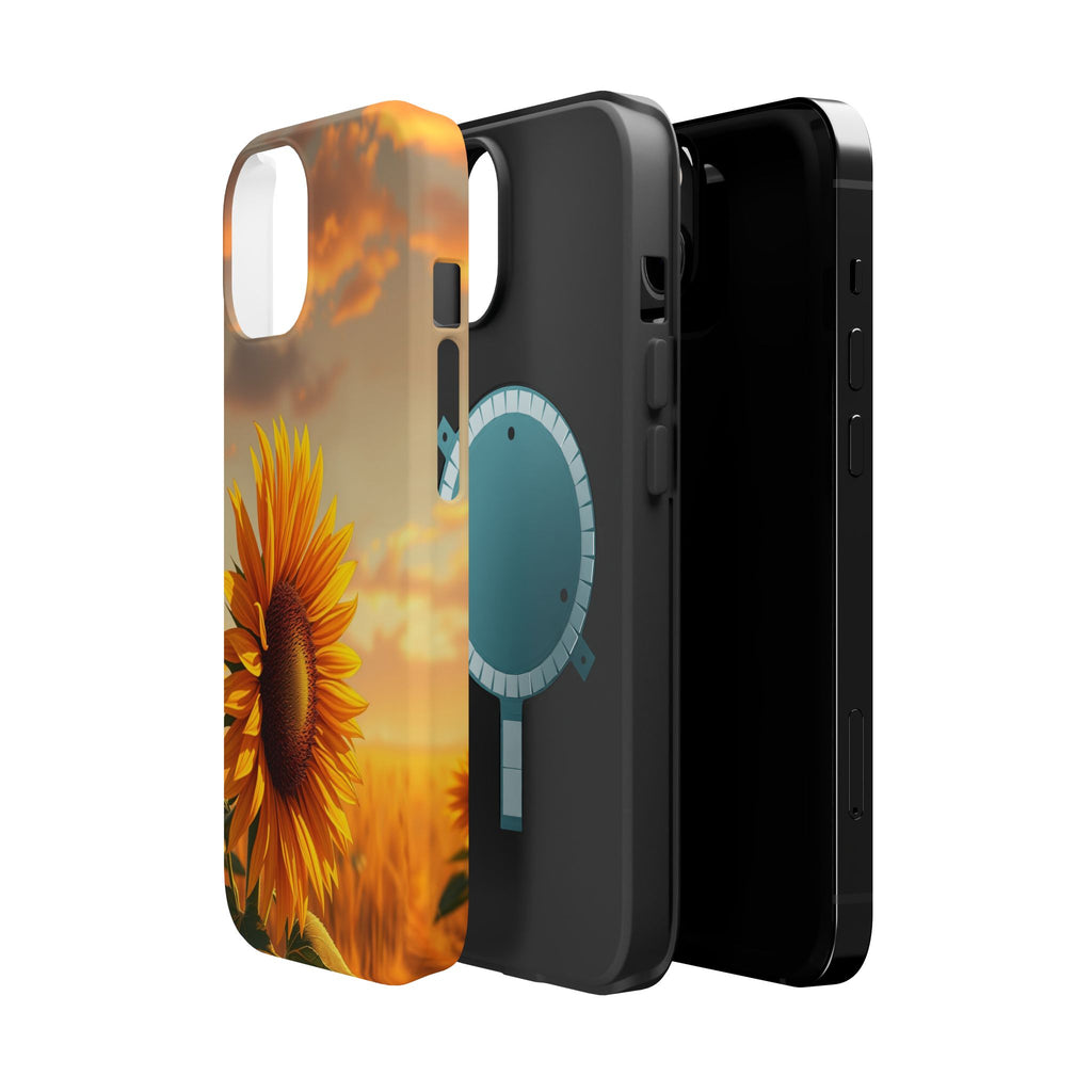 iPhone Sunflower Prairie Electric Art Slim Everyday Designer Case · iPhone Case