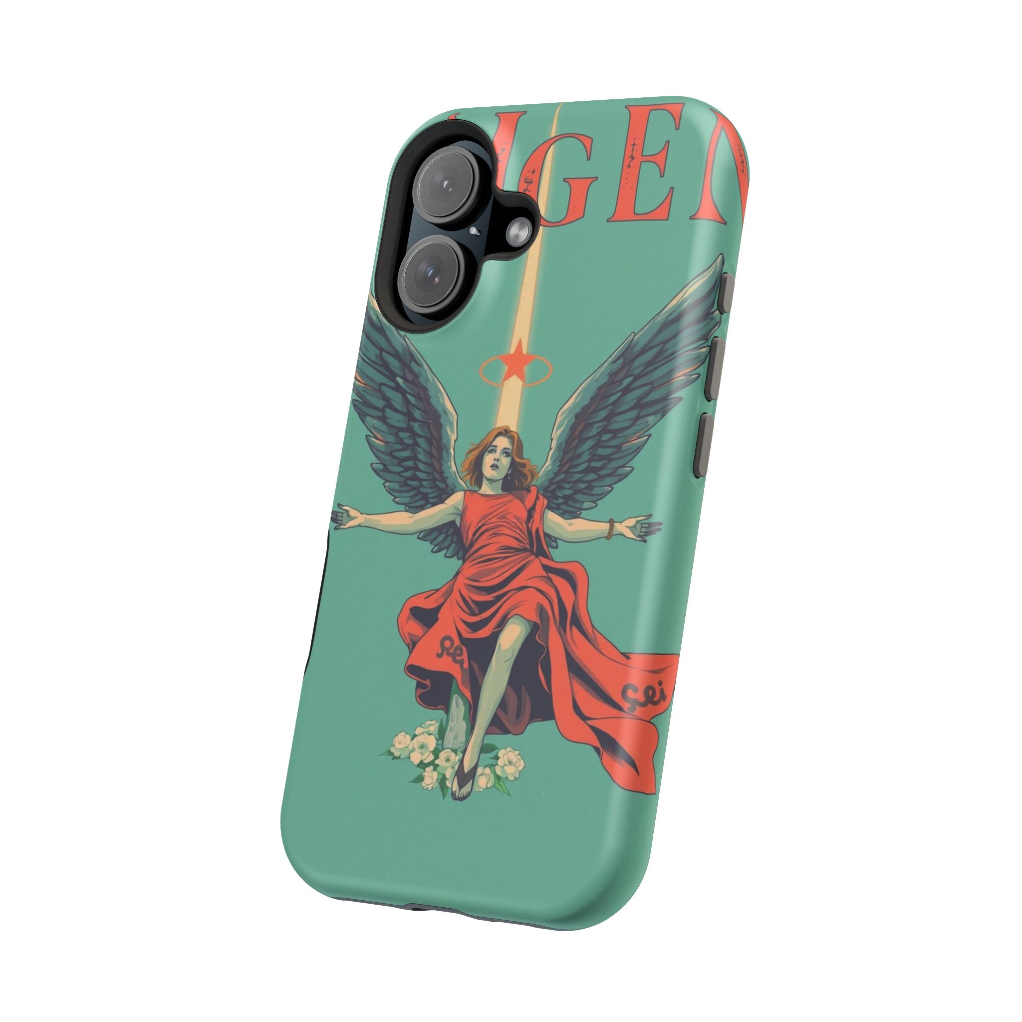 iPhone Radiant Fallen Angel Design Bold Modern Everyday Snap Case · iPhone Case