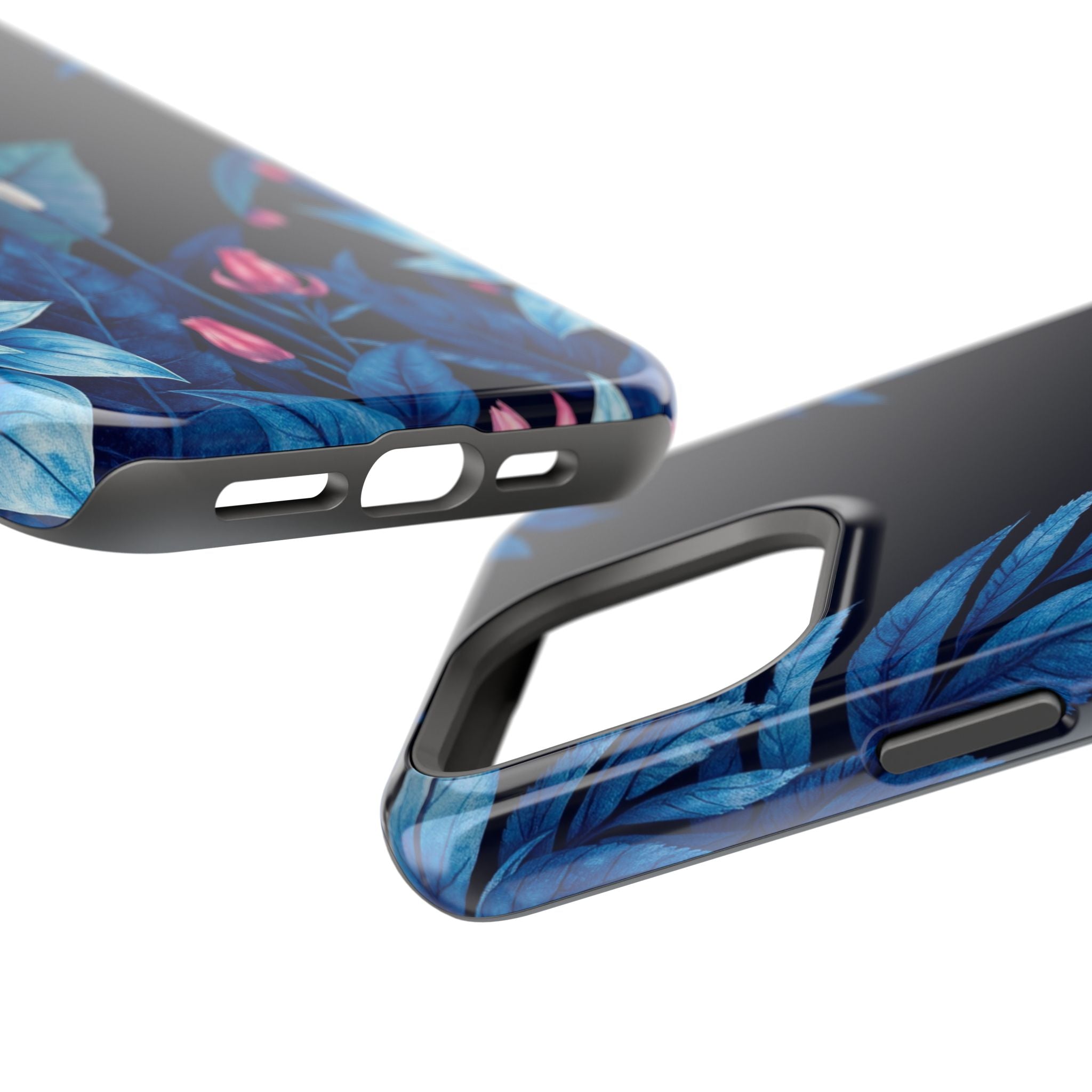 iPhone Serene Jungle Floral Design Clean Minimal Snap Cas Slim Snap Case · iPhon
