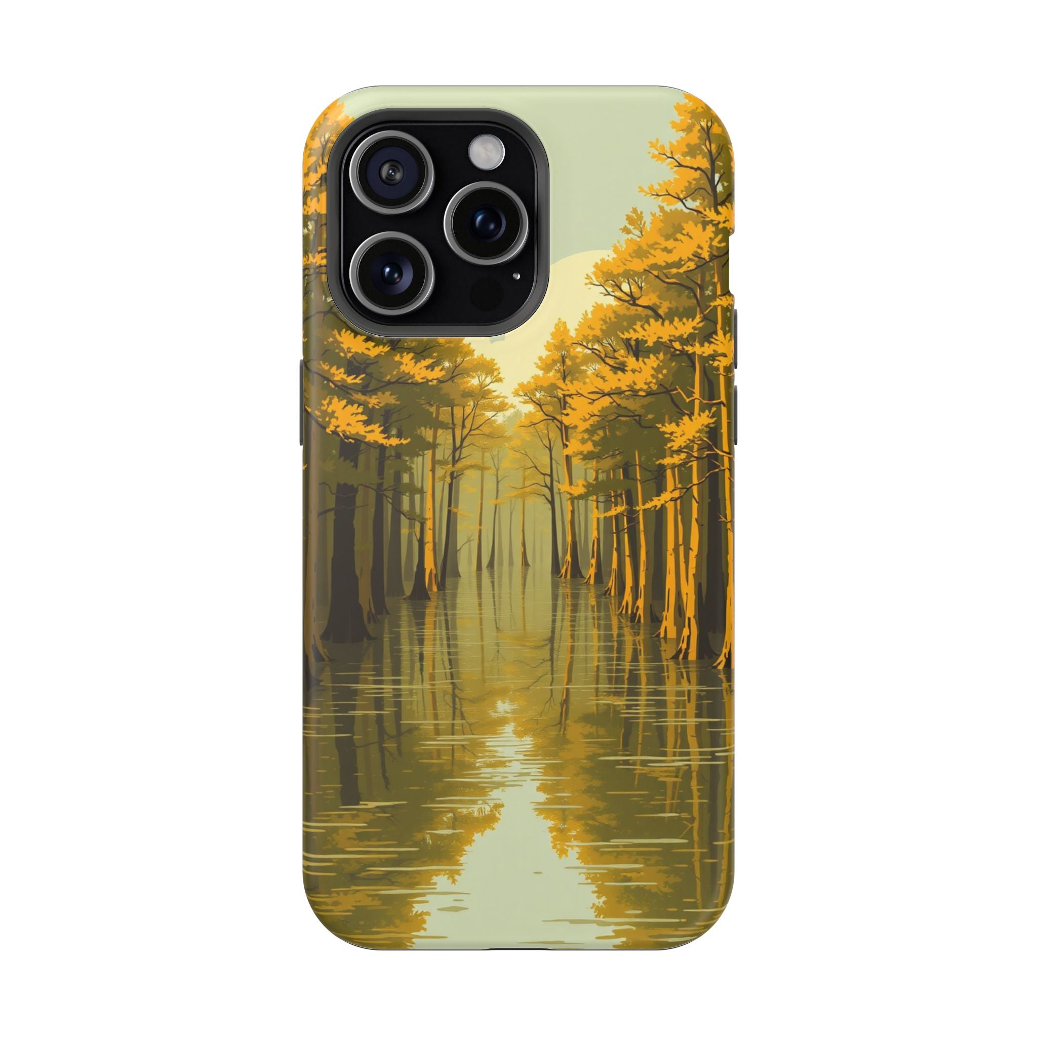 iPhone Cypress Swamp Enchanted Art Bold Modern Everyday Snap Case · iPhone Case