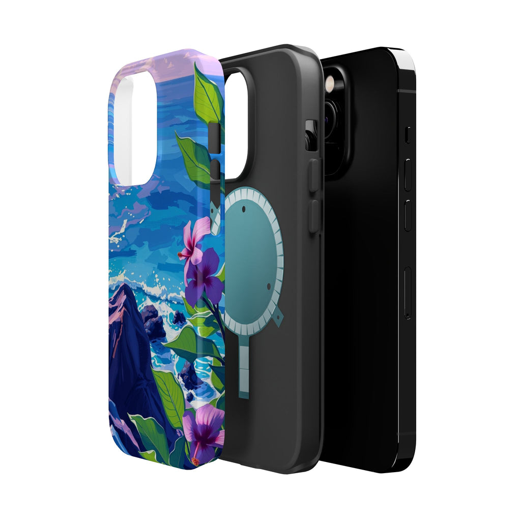 iPhone Hibiscus Coast Enchanted Art Slim Everyday Designer Case · iPhone Case